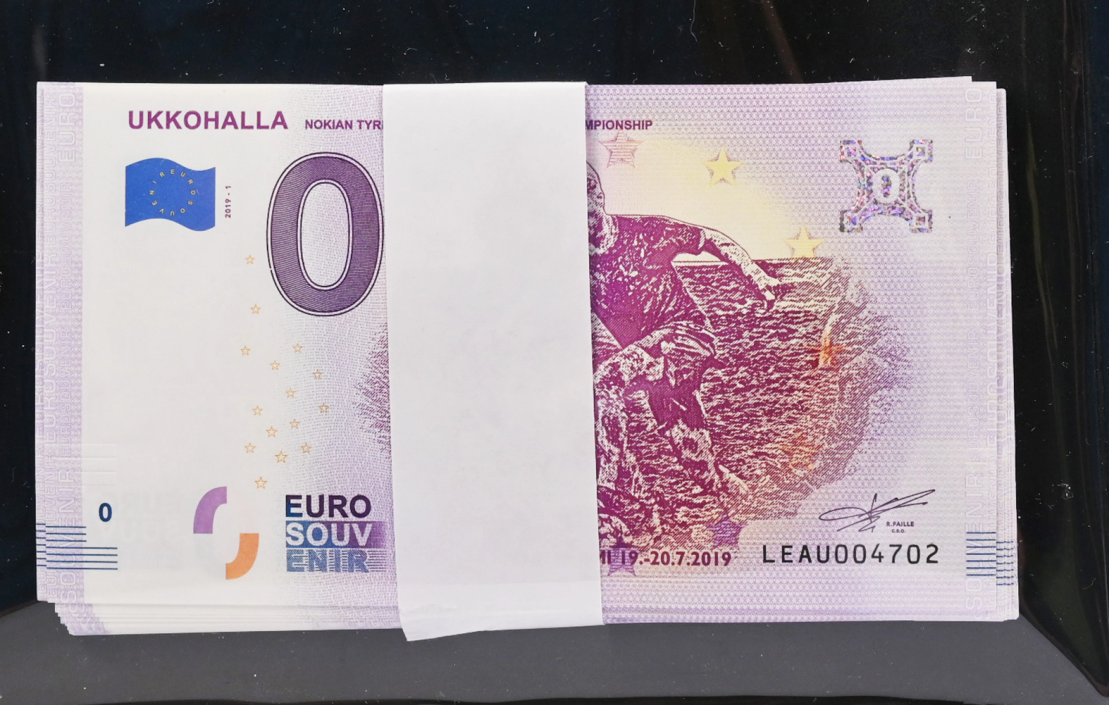 2019 0€ "Ukkohalla", Swamp Soccer World Championship, 100 pieces.