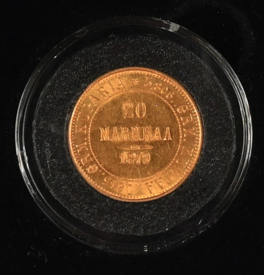 1879 20 markka gold.