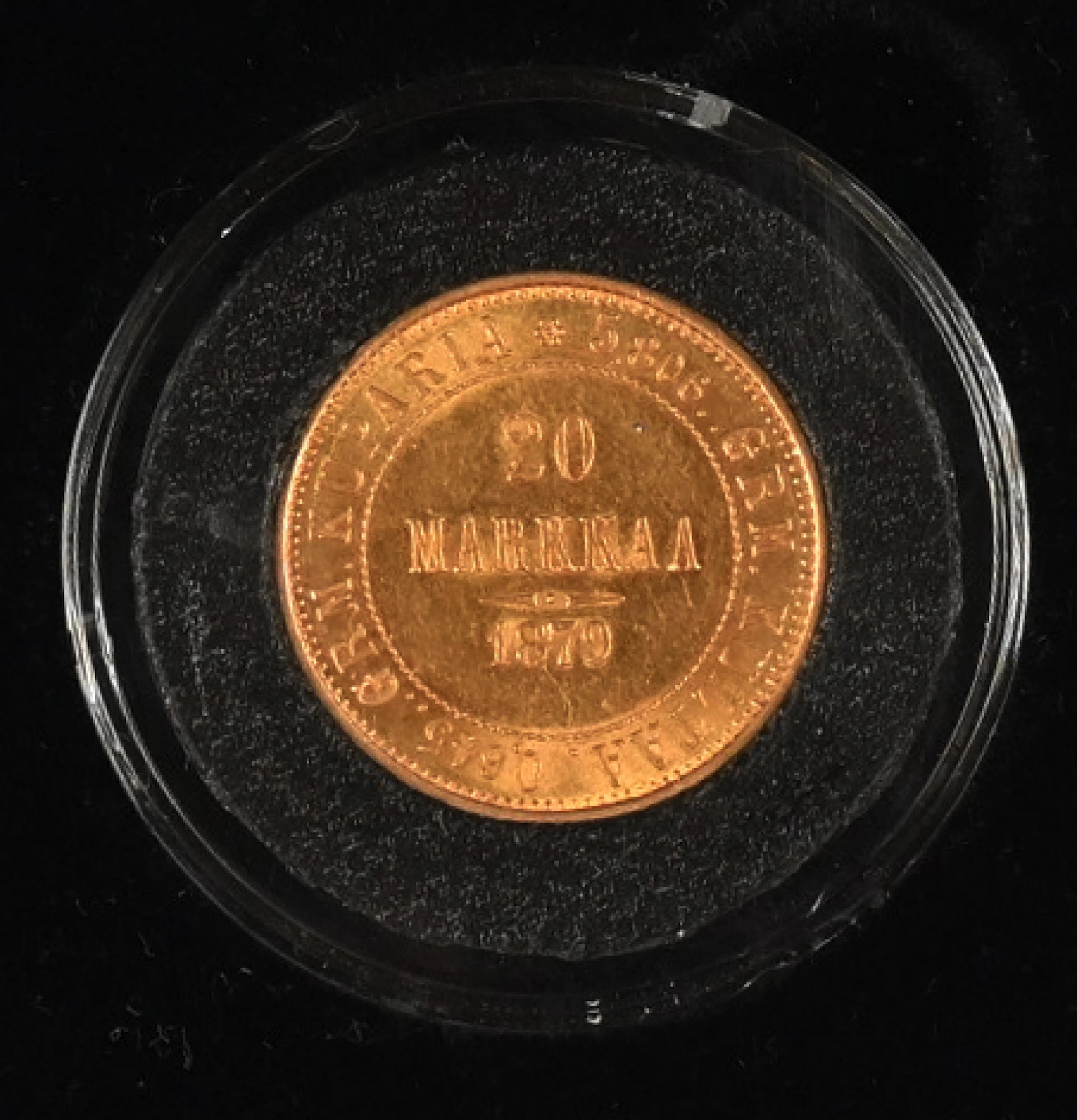 1879 20 markka gold.
