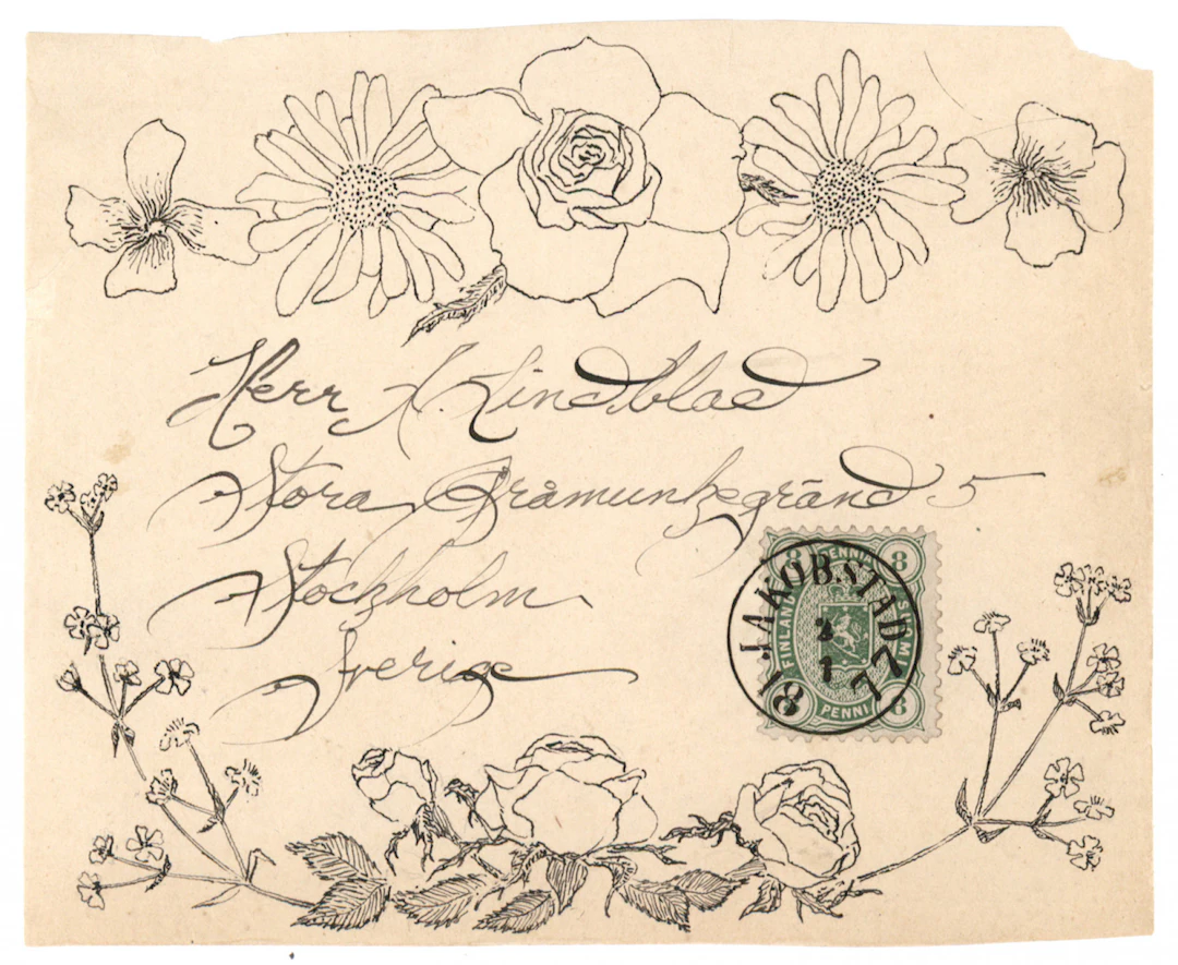8 penni dark yellow-green on an extremely fine front of a hand-drawn