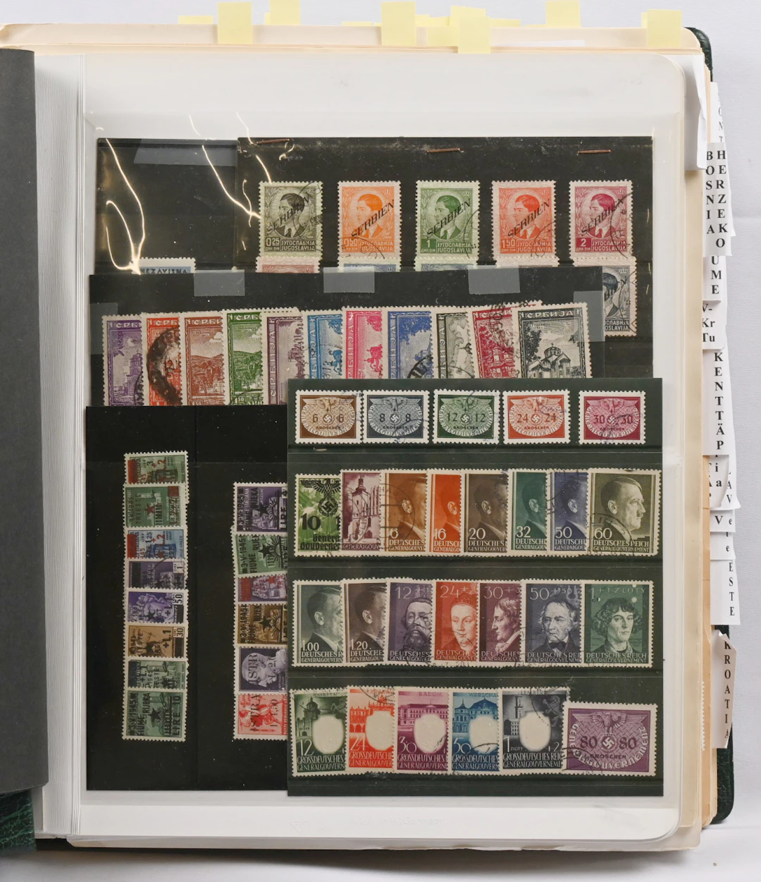 Balkan states, fine collection in a thick album many different countries