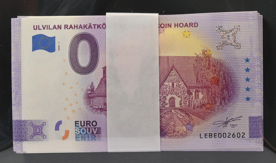 2020 0€ "Ulvilan rahakätkö" 100 pieces.
