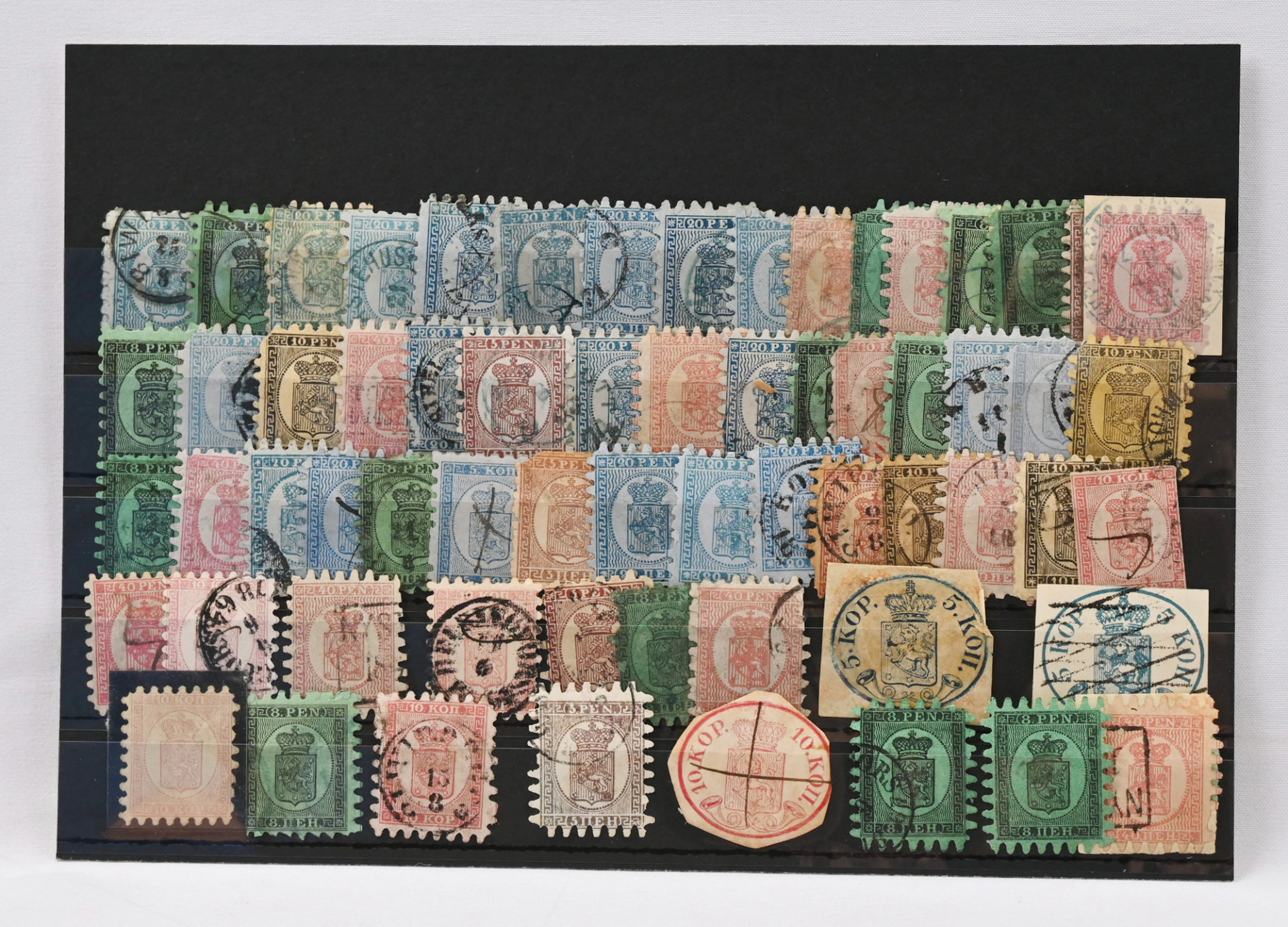 1856 - 1866 selection of stamps with mixed quality, eg. some fine