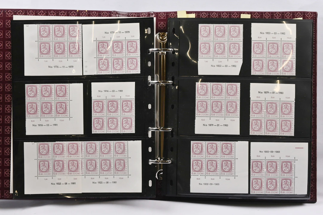 Issue 1975 lions plate blocks of six collection selection of over