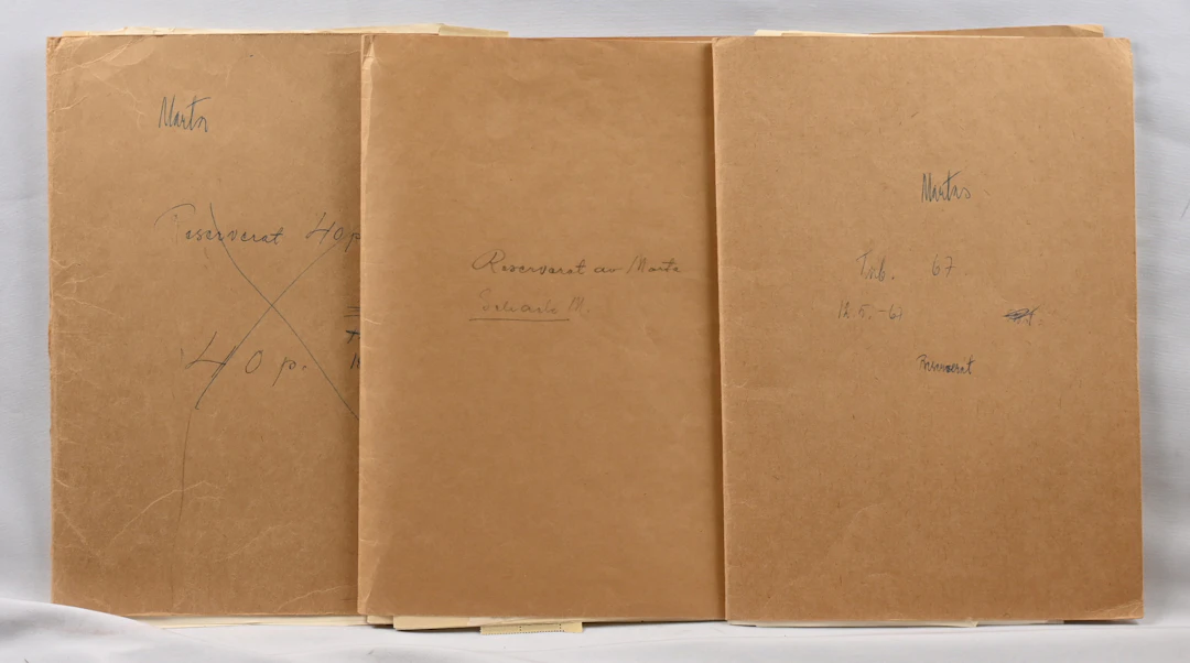 1930 - 1970 old stock of complete sheets and sheet parts. Approximately