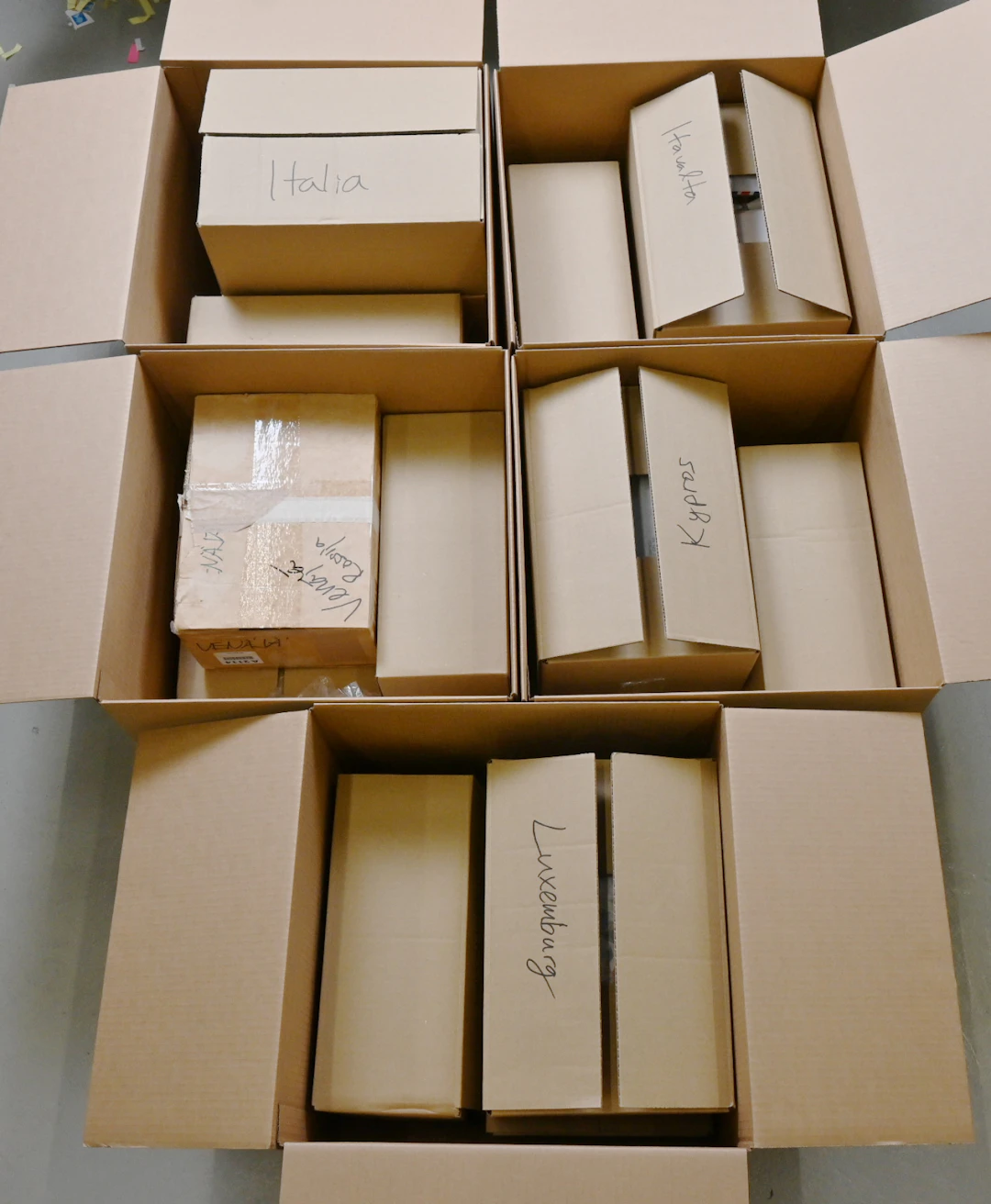 Europe, large selection of IYS mail from different European countries