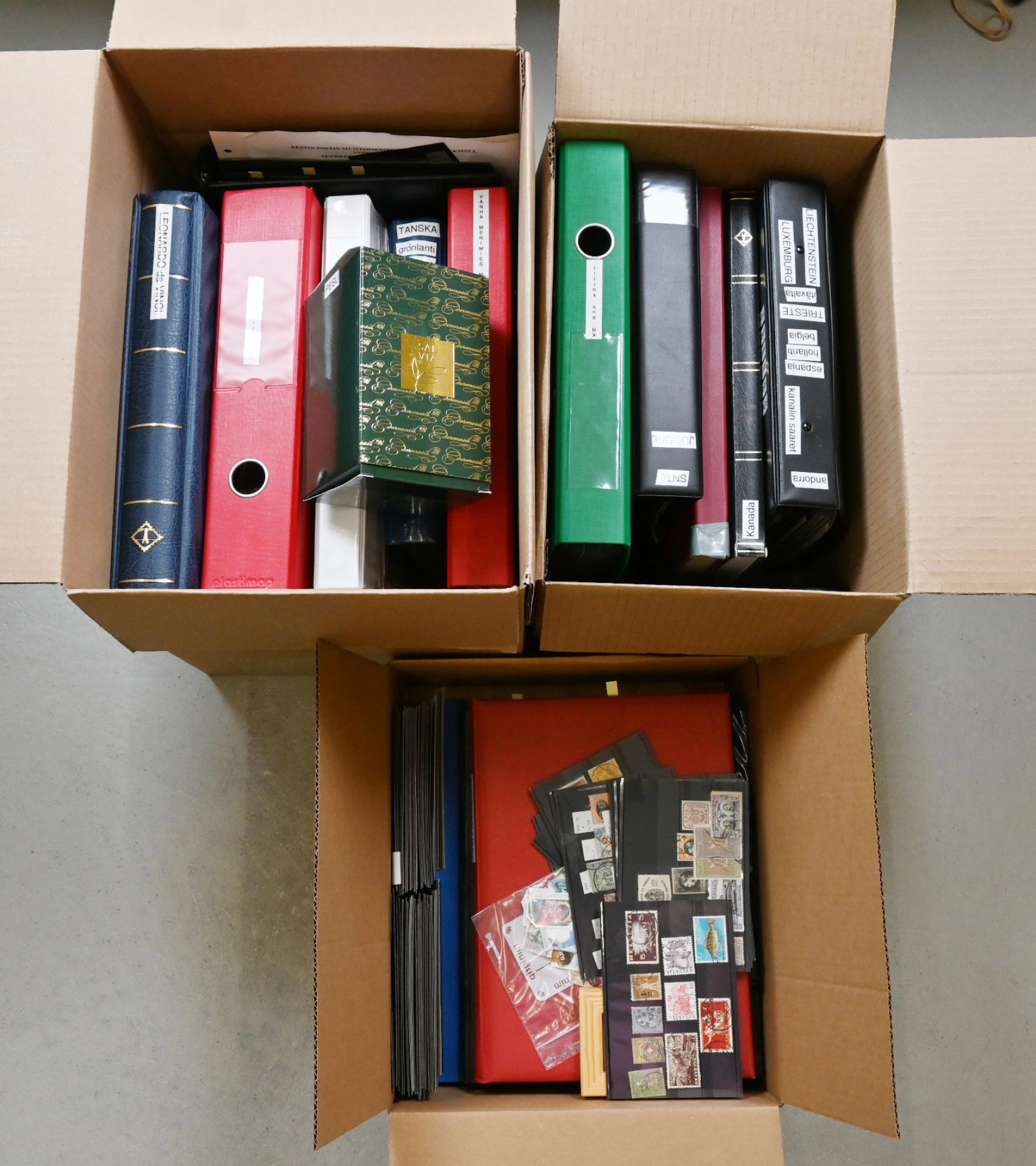 In 14 albums very mixed selection of stamps, postal items, special