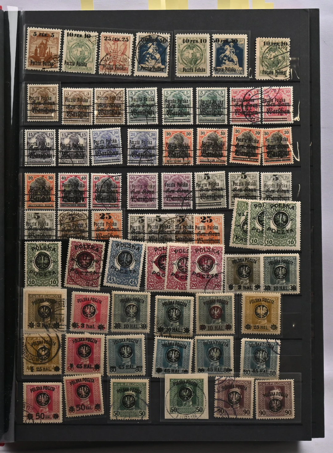 1918 - 1958 fine collection in a thick stockbook. Many medium priced