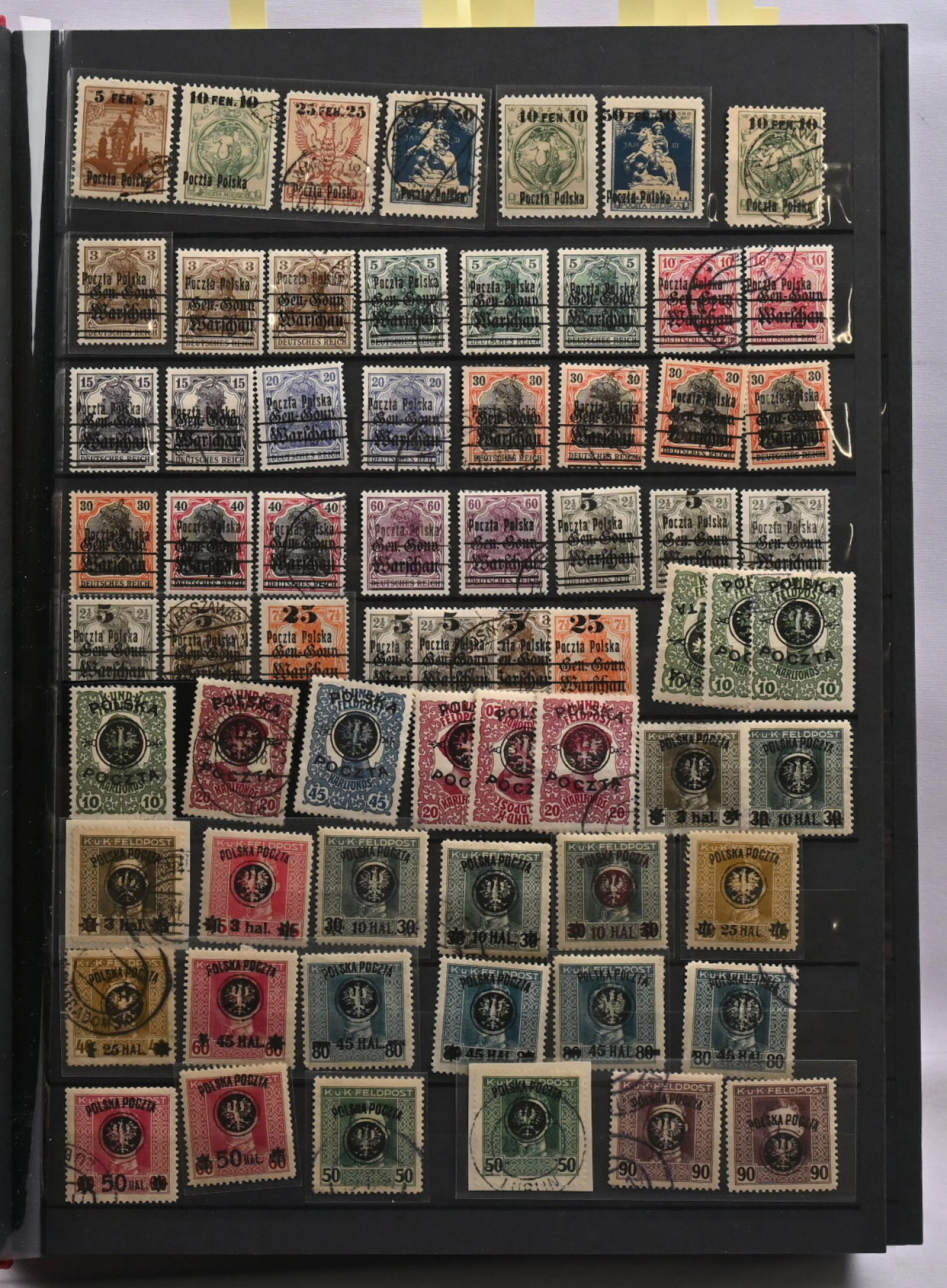 1918 - 1958 fine collection in a thick stockbook. Many medium priced