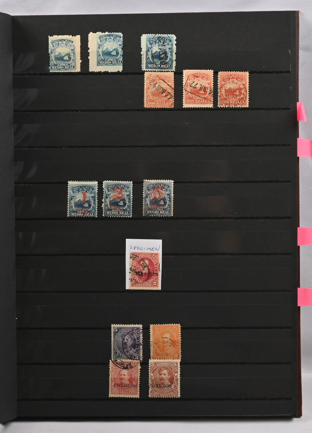 1862 - 1945 and Dominican Republic 1873 - 1945 collections in two