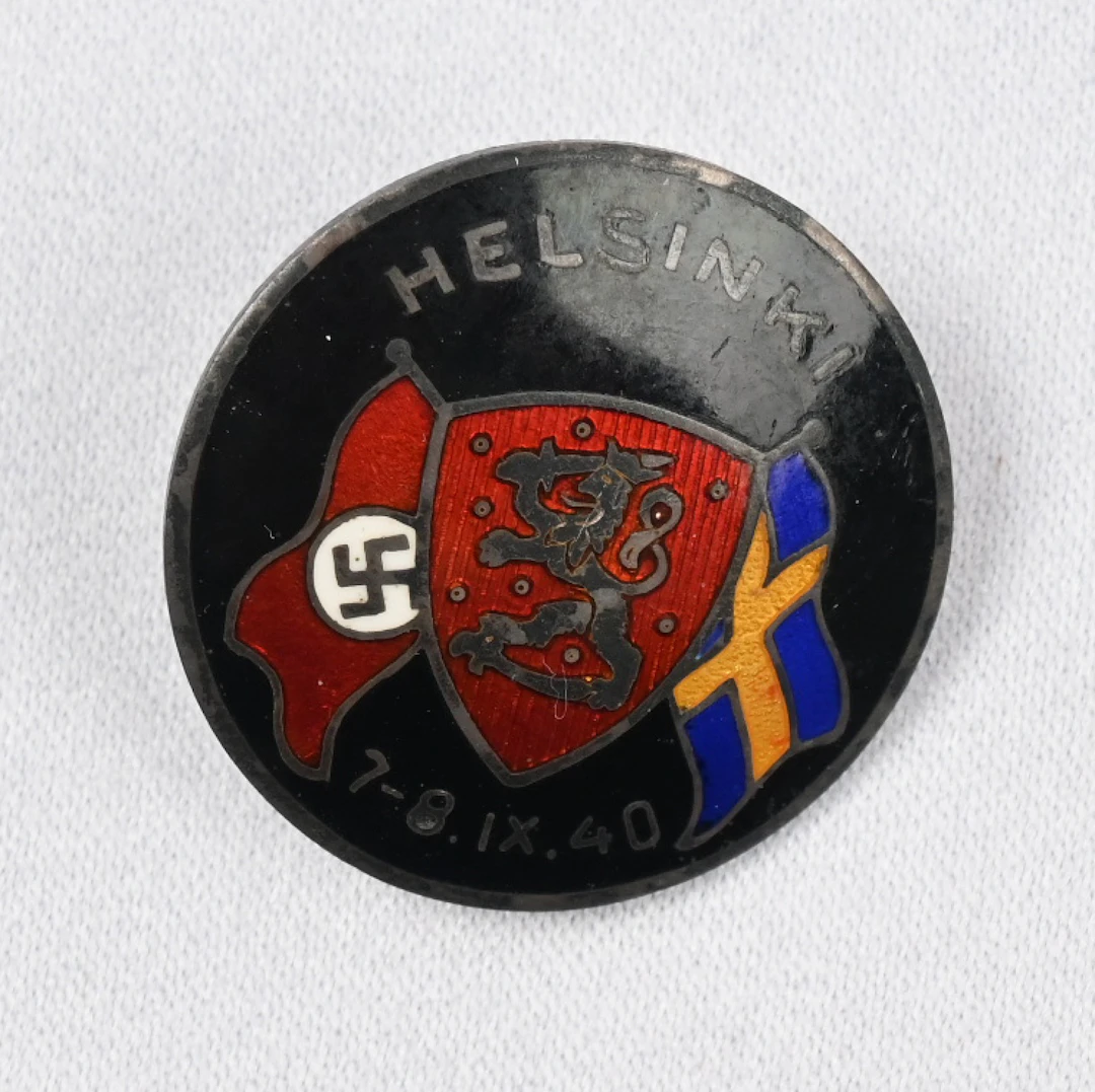 Finland - Sweden - Germany international match badge 7. - 8.9.1940.