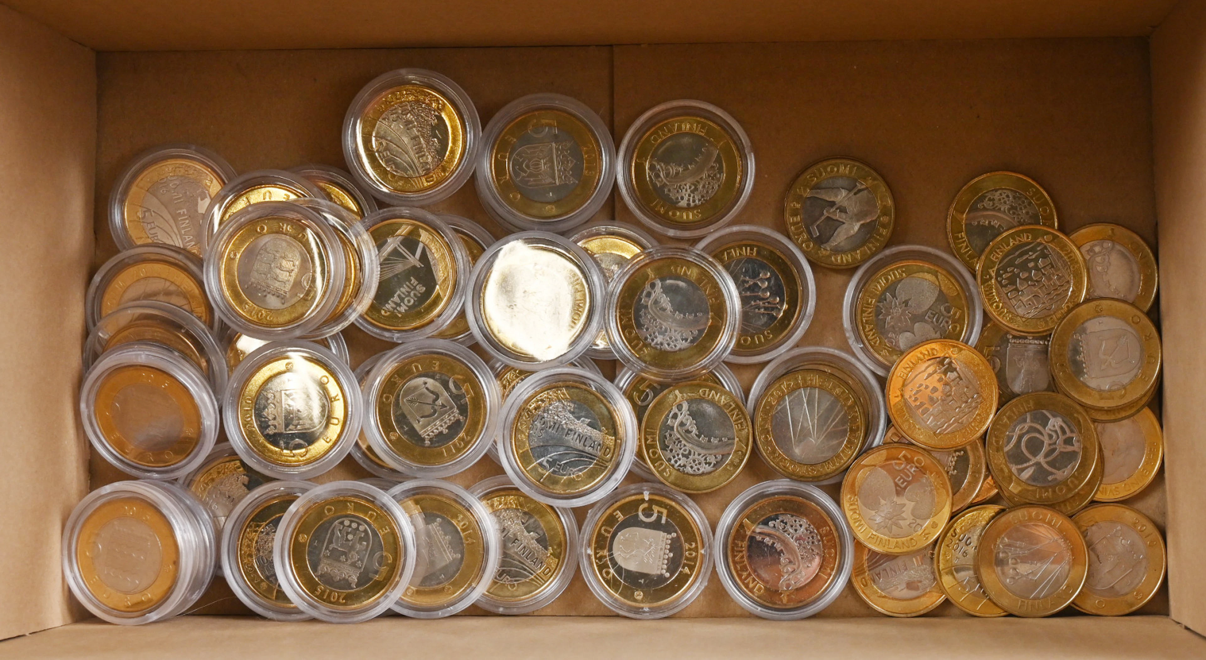 2010 - 2016 fine selection of 5€ coins, over 60 pieces