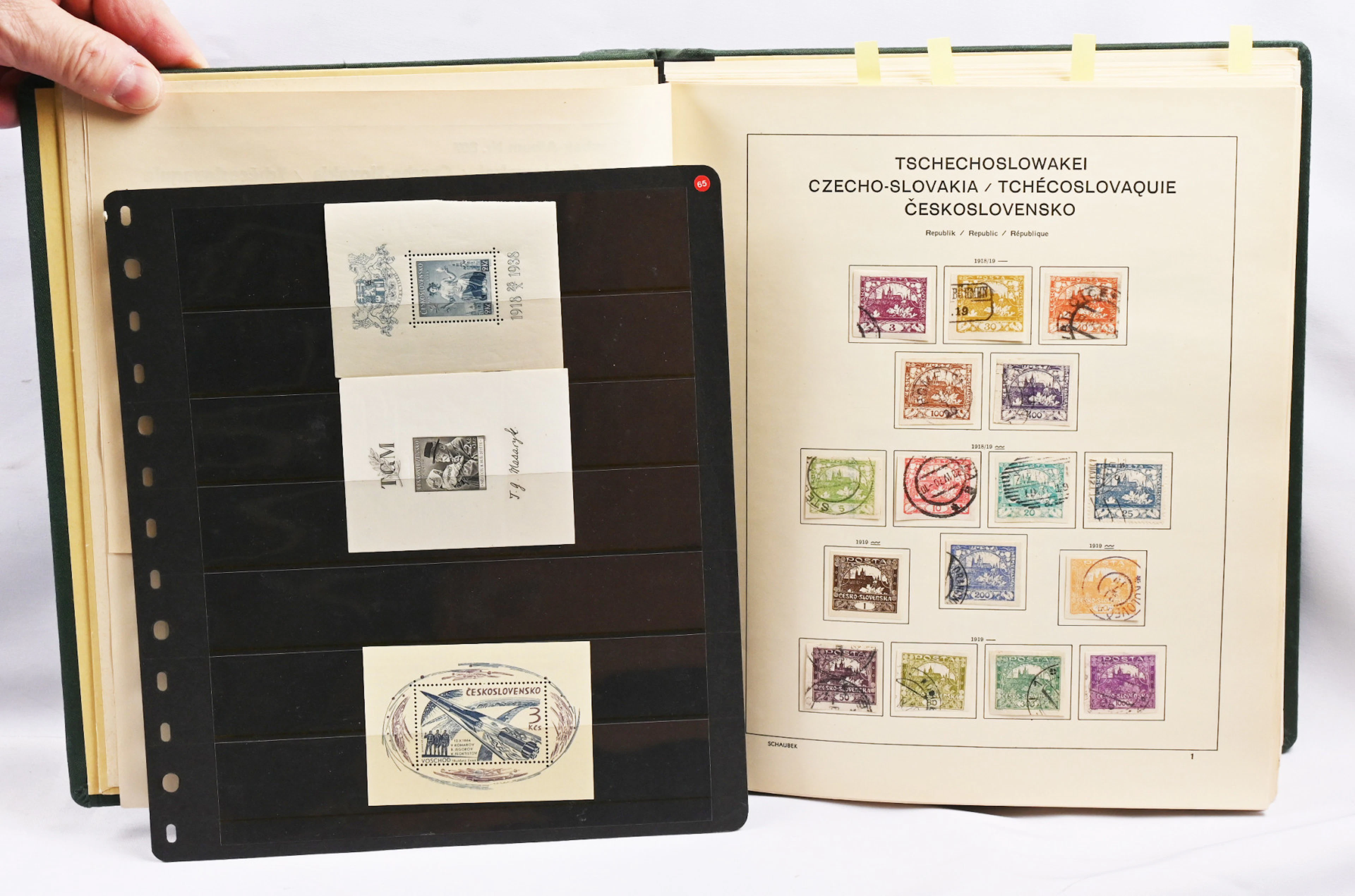 1918 - 1964 basic collection in album, used and mint material, also