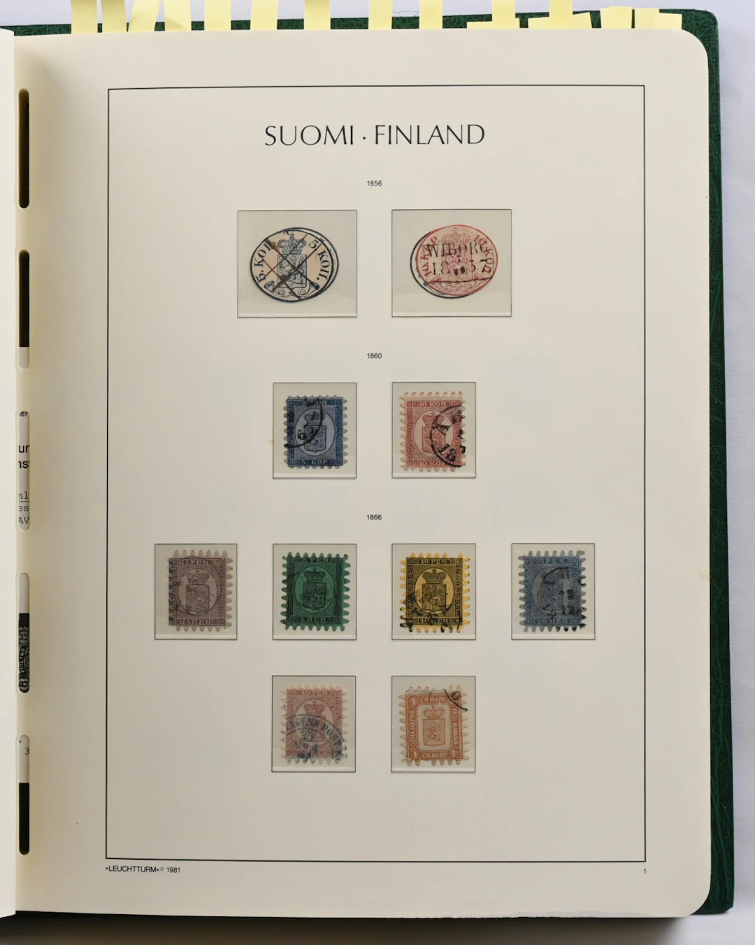 1856 - 1989 fine value collection in an album with mounts, eg. oval