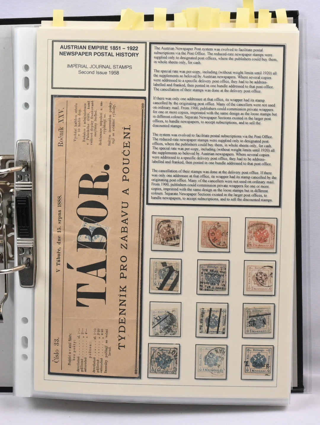 1853 - 1916 fine collection of newspaper stamps and covers built in