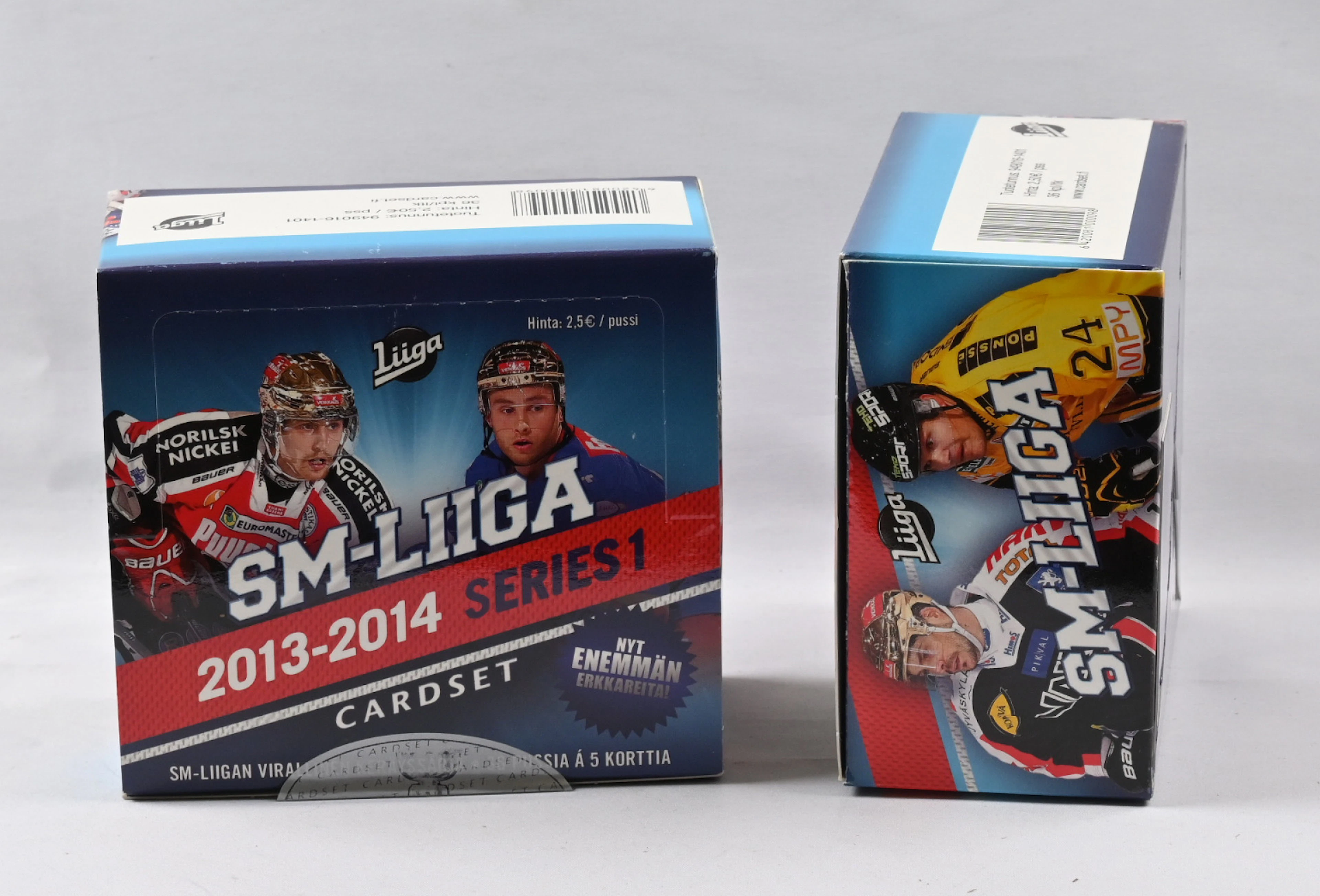 2013-14 Cardset serie 1, 2 boxes, 36 packs in a box