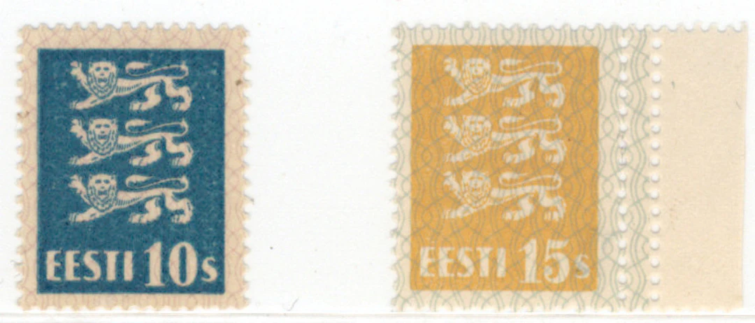 1928 Lions two fine varieties: 10 sent Mi 79 mint * stamp, where GUM