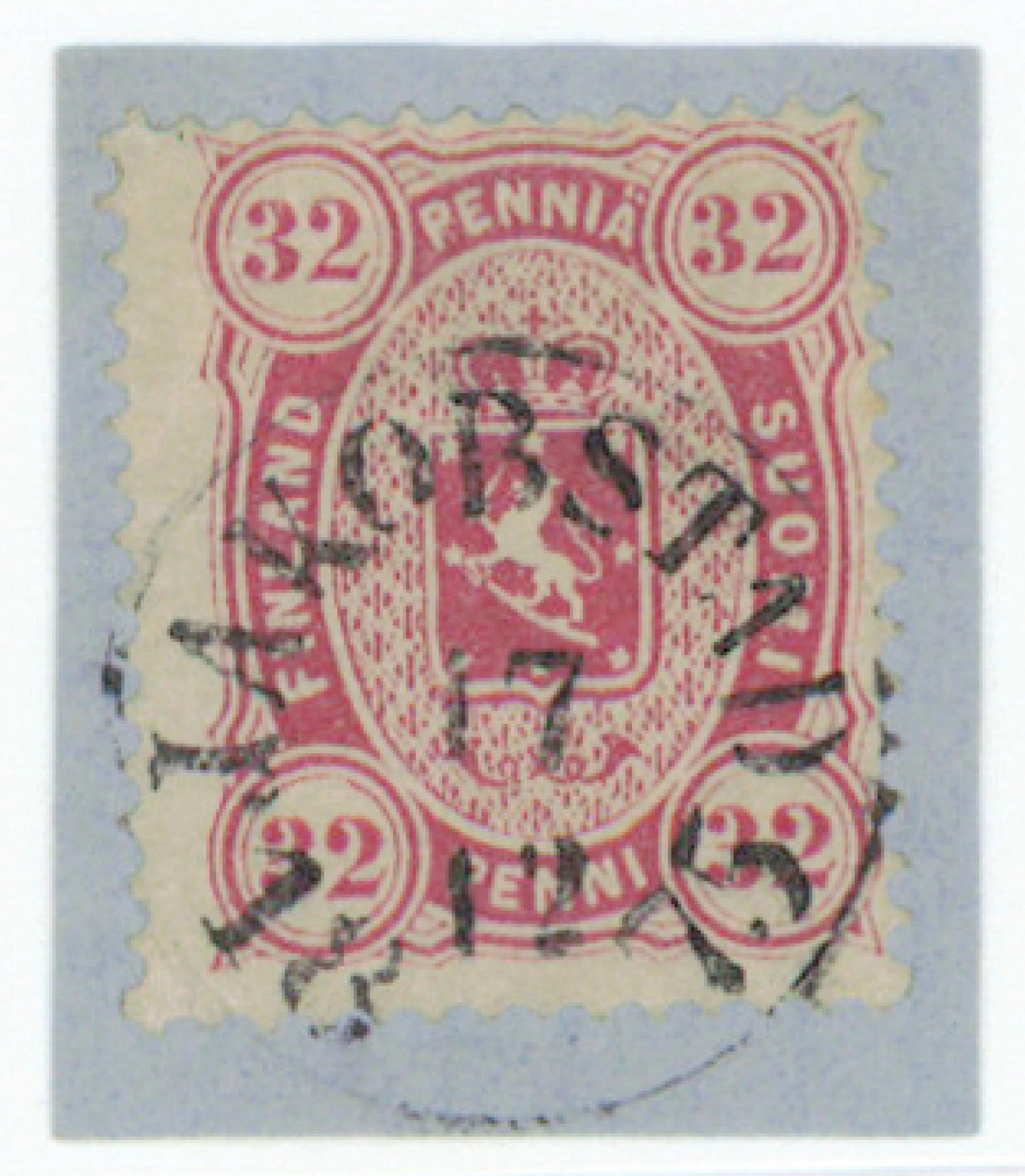 Copenhagen printing on a piece, superb Jakobstad 1875. A couple of