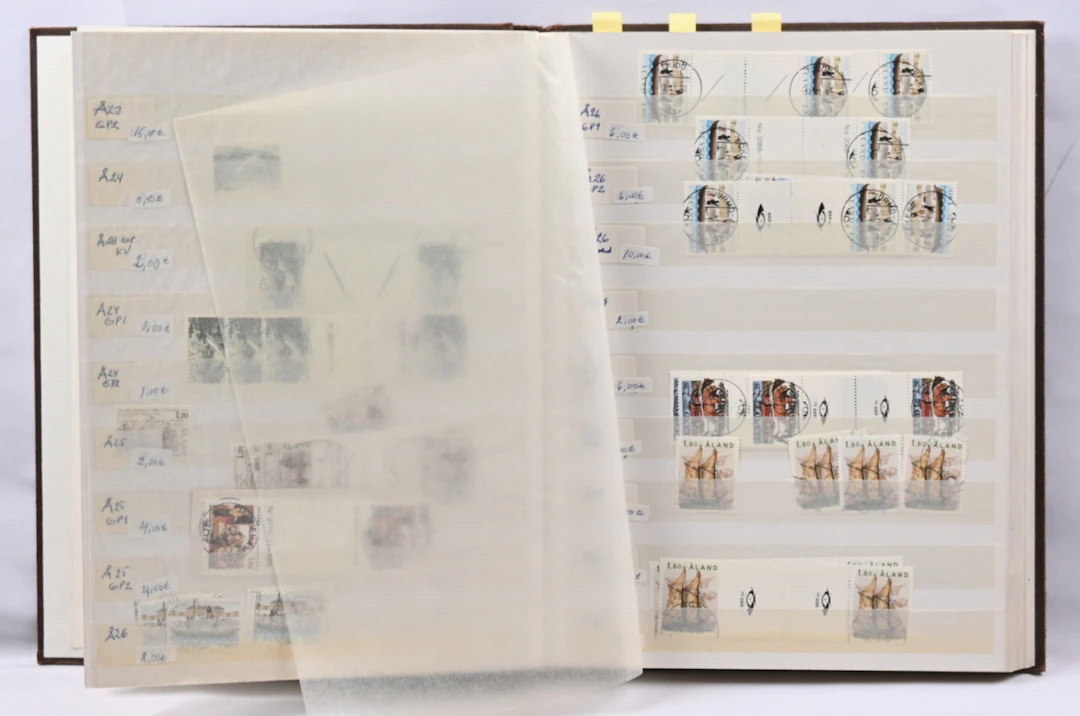 1984 onwards selection of superb used stamps etc. in album, ca. 600