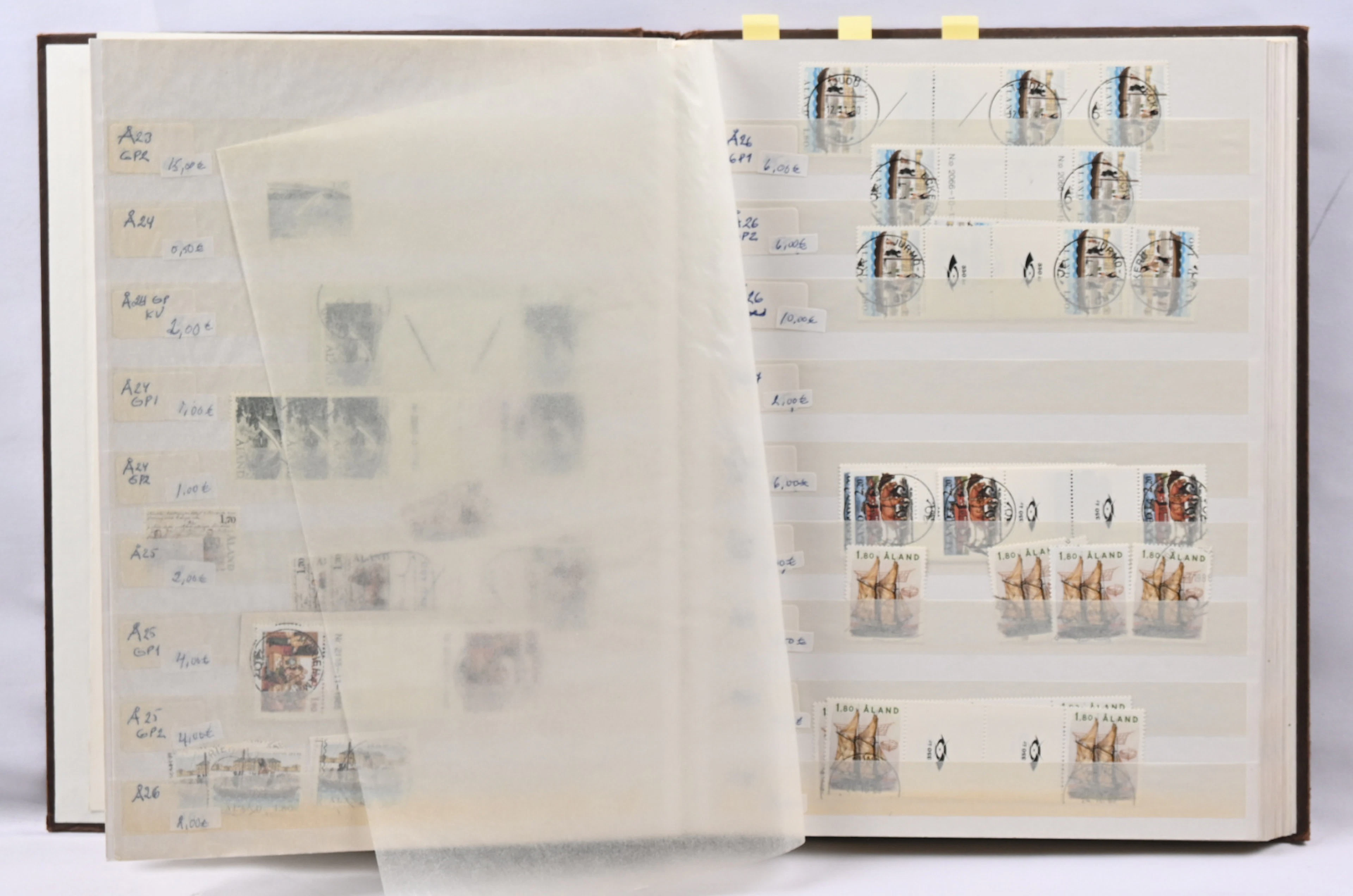 1984 onwards selection of superb used stamps etc. in album, ca. 600