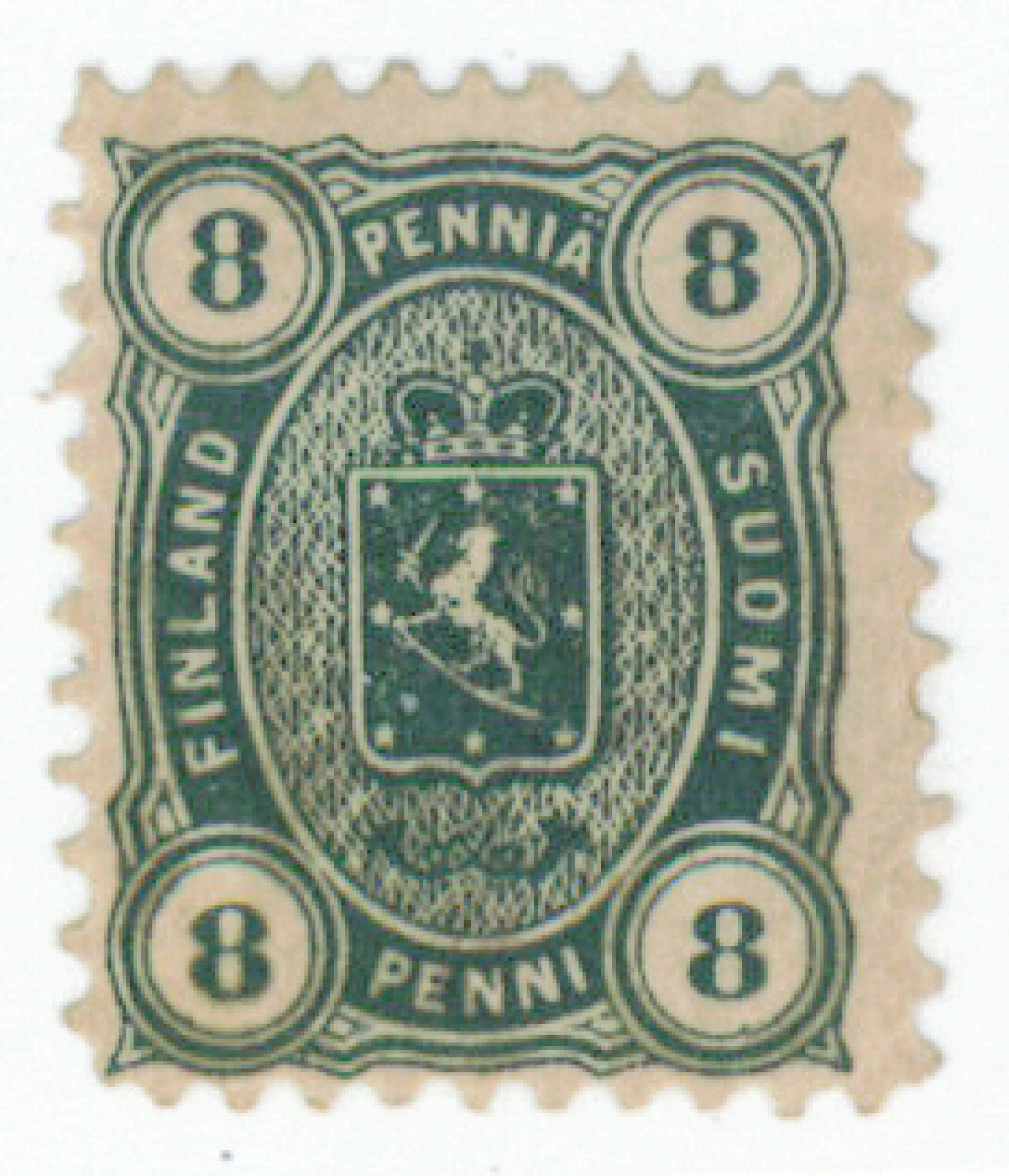 8 penni mint *, some toning