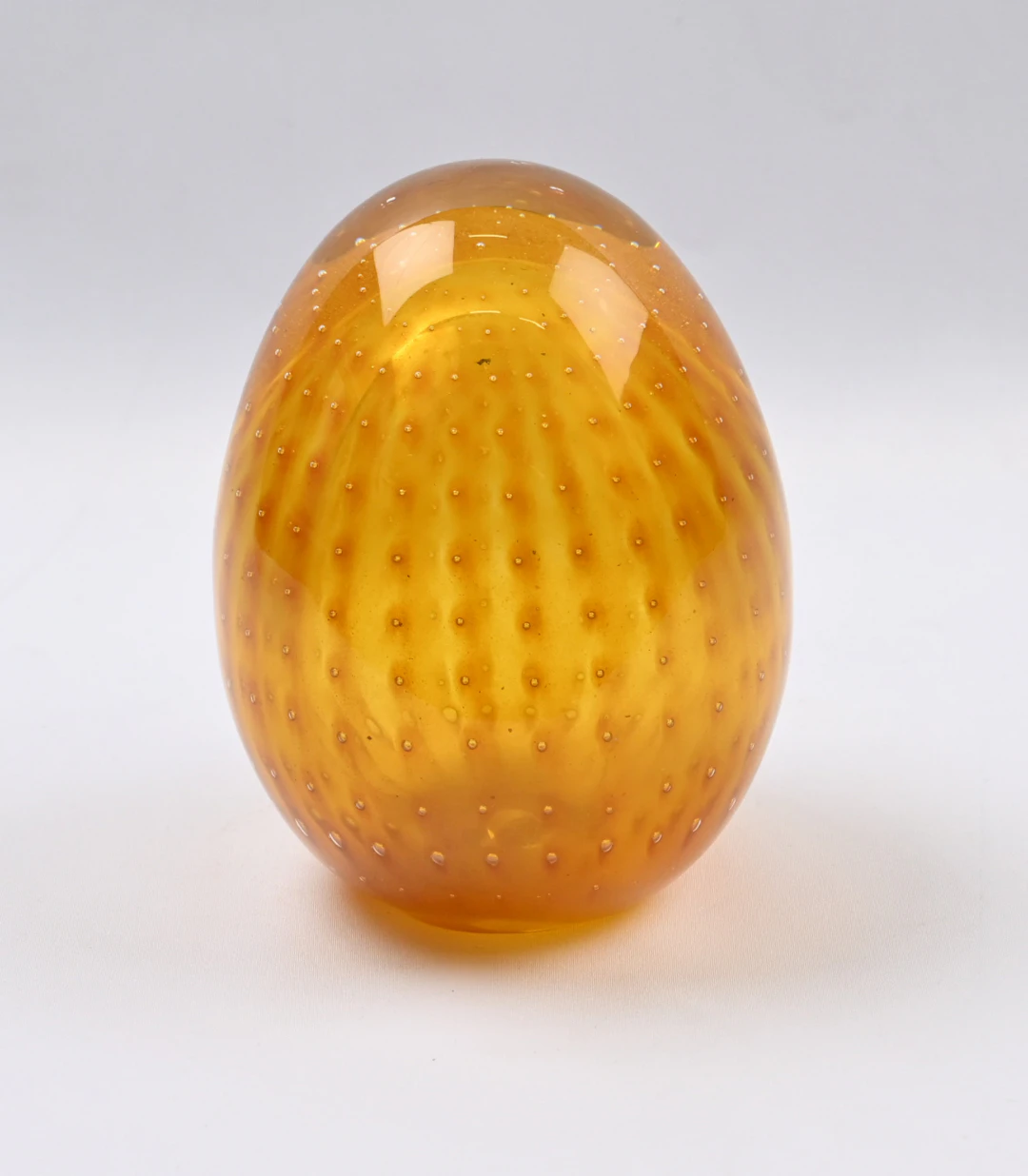 Oiva Toikka, golden egg, signature and marking II meaning second quality.