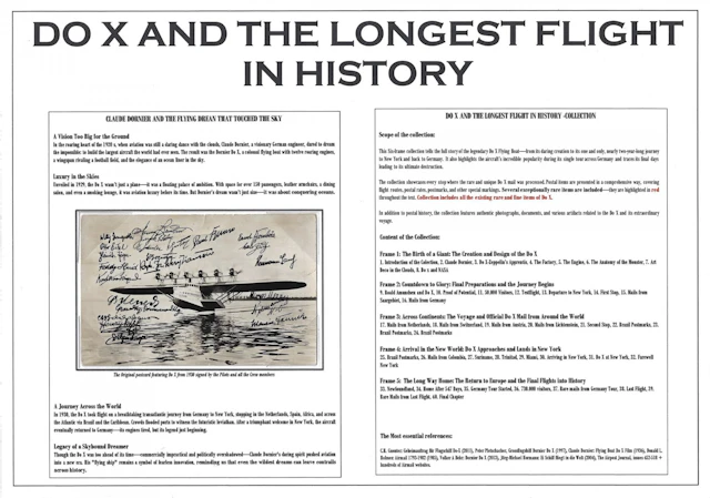 The Dornier Do X: The Longest Flight in History – An Award-Winning