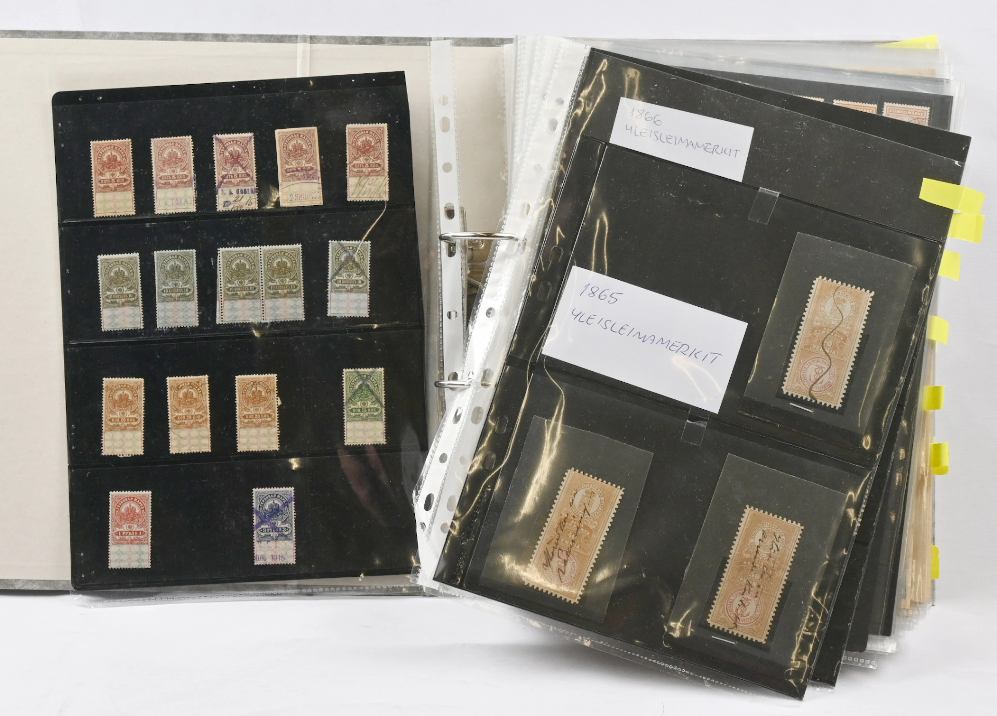 1865 - 1963 fine, versatile selection of revenue stamps and documents