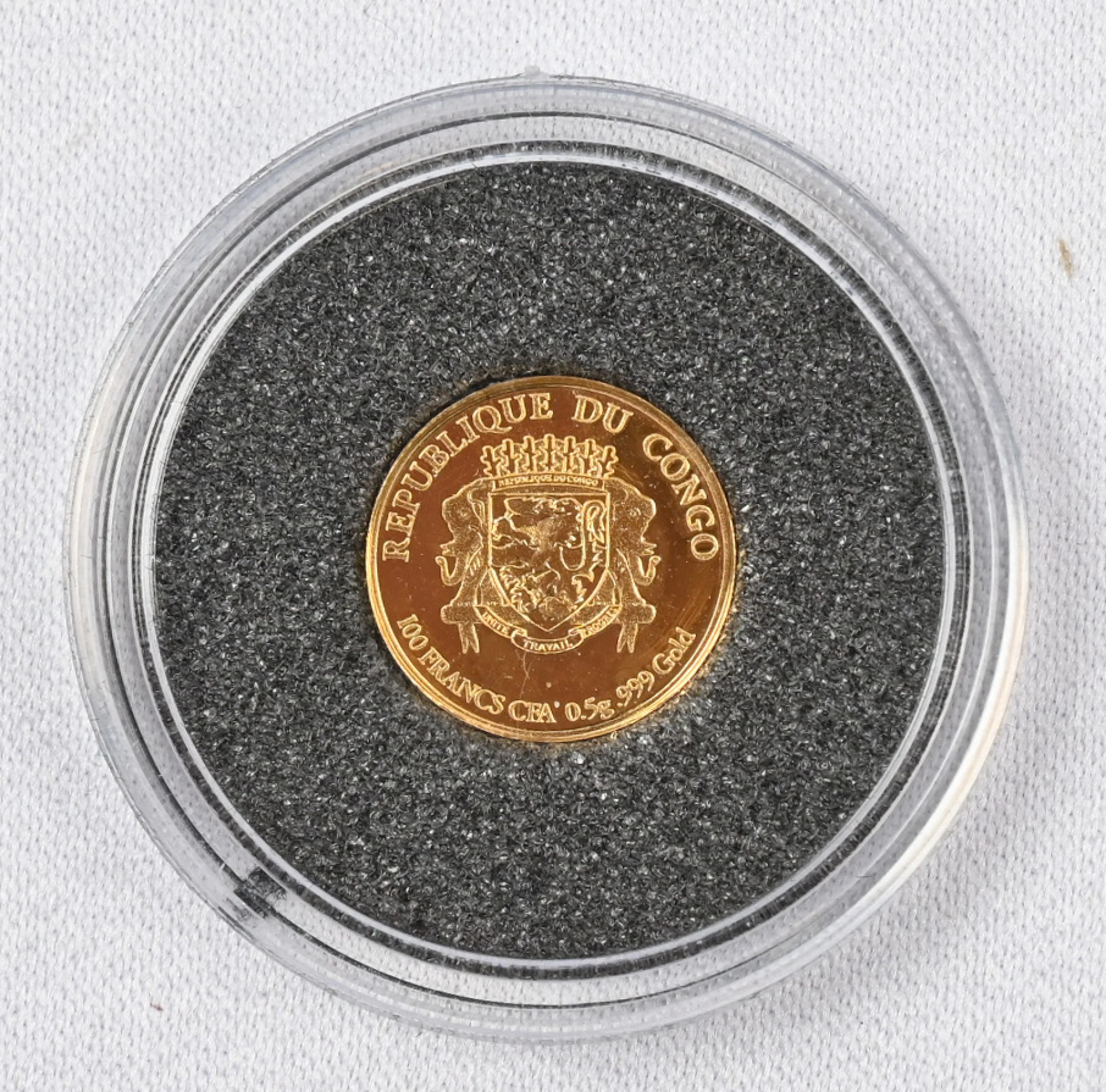 Congo 2016 100 Fr In honor of classic coins, gold