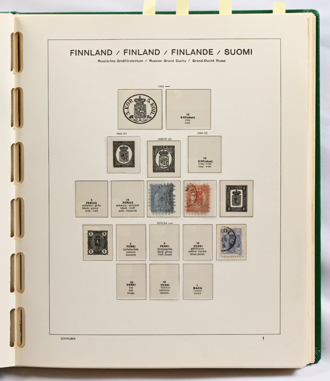 1866 - 1986 collection in album, also some medium priced material