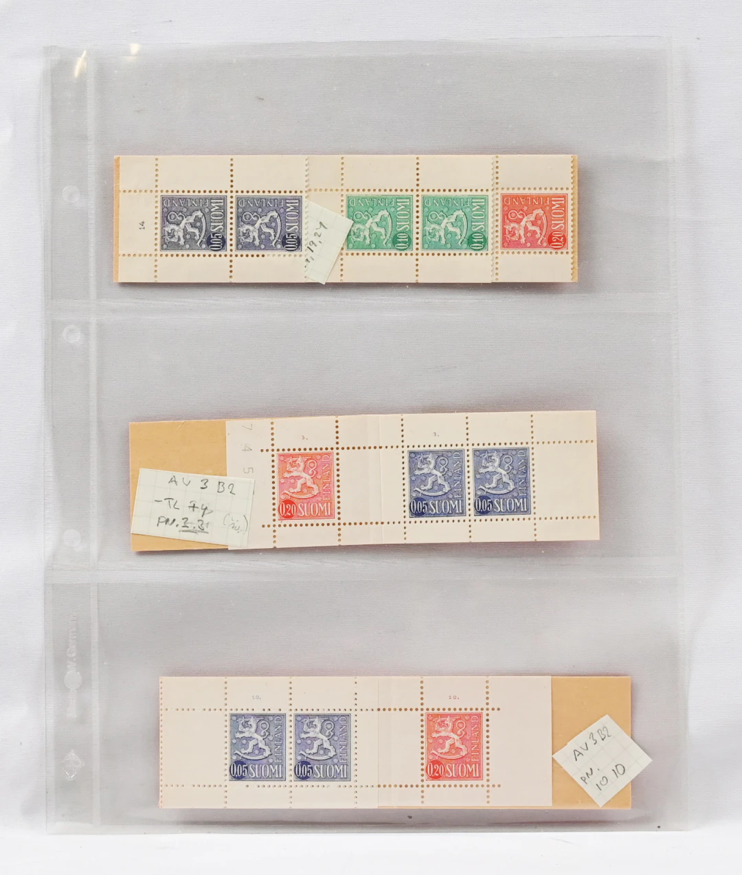 Slot machine booklets small selection, AV1 (1), AV2 (2) and AV3 (6