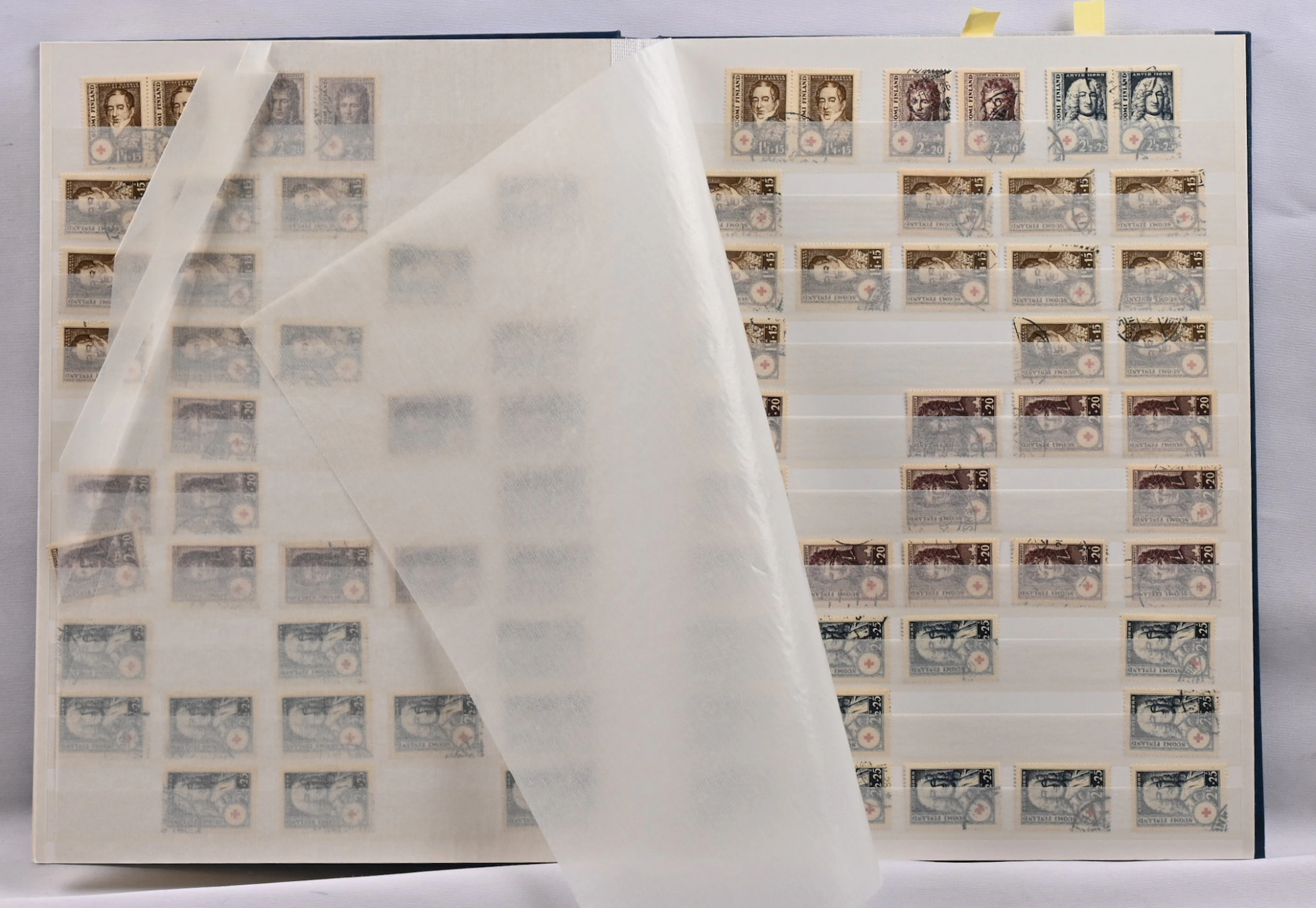 1922 - 1944 fine used stock selection of Red Cross in two stockbooks.
