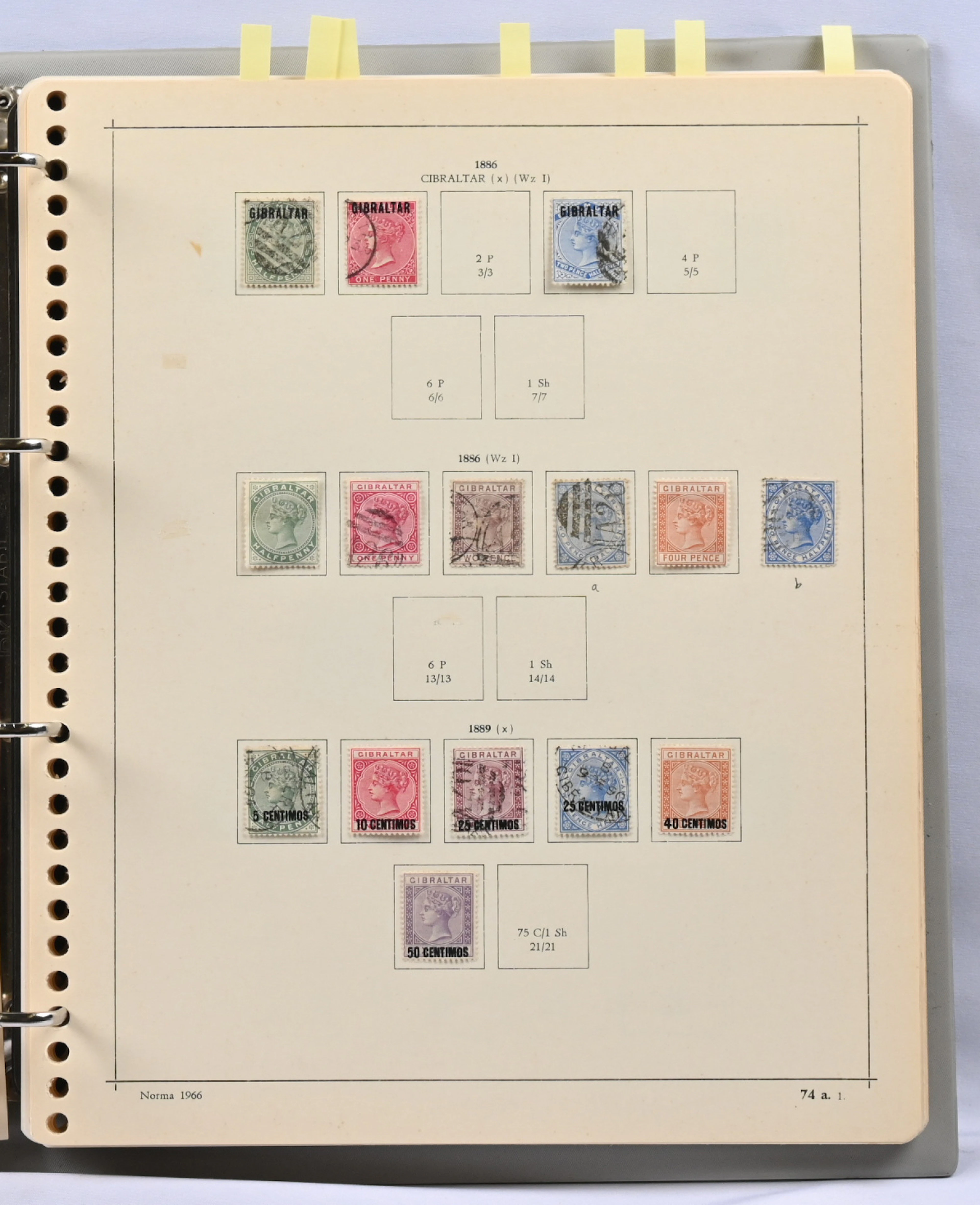 1886 - 2004 fine collection in an album, including eg. Mi 12 *, 19