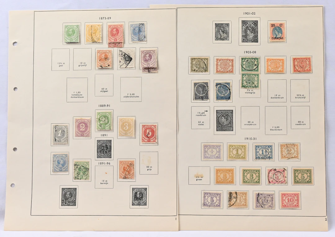 Curacao, interesting material on pages.