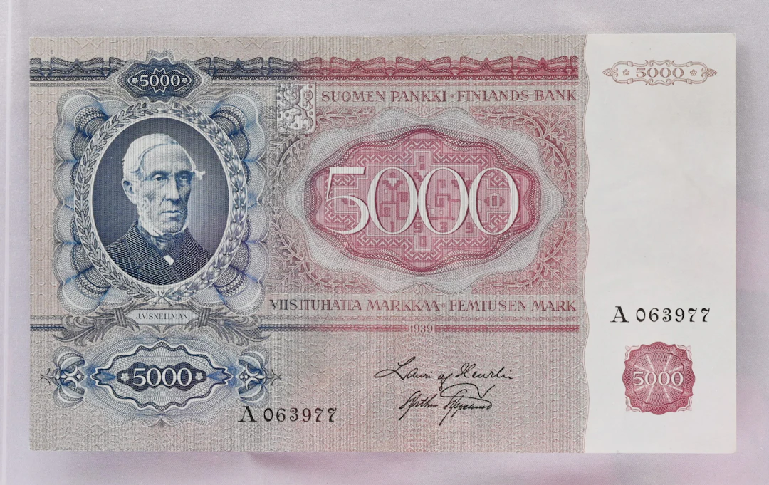 1939 5000 markka condition 0-