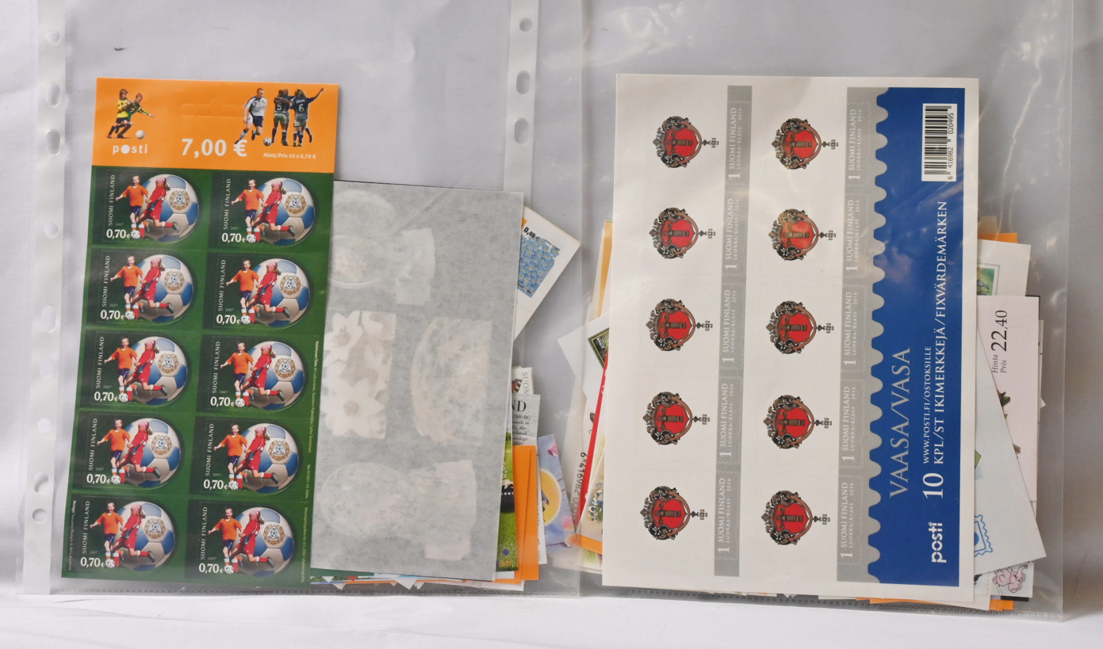 MNH ** forever stamps over 280 pieces, additionally a small bundle
