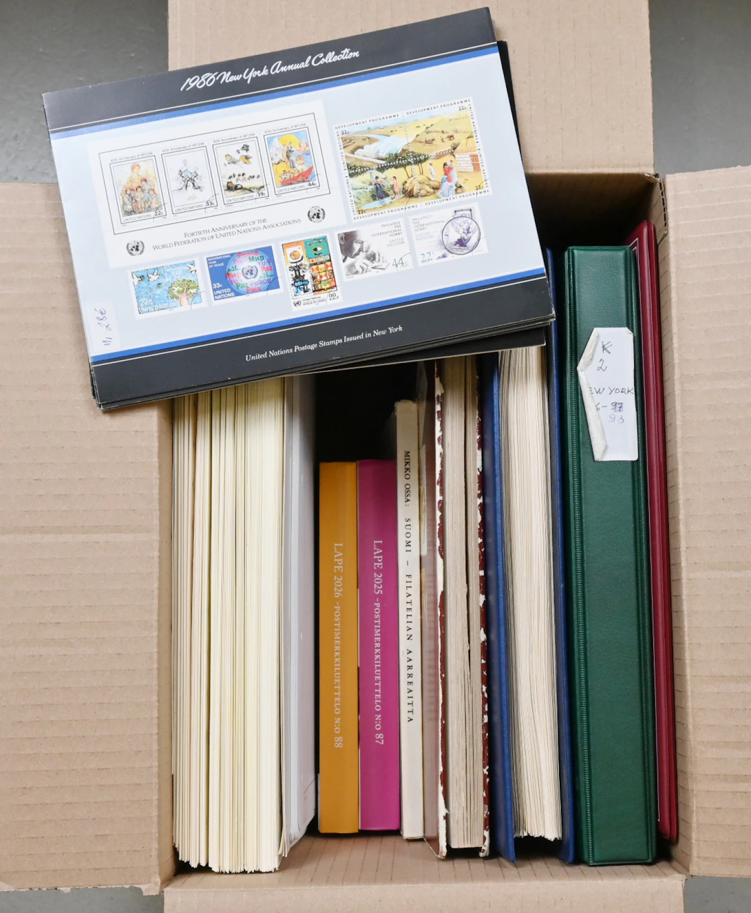 New York 1951 - 2005 comprehensive-looking MNH ** collection in three
