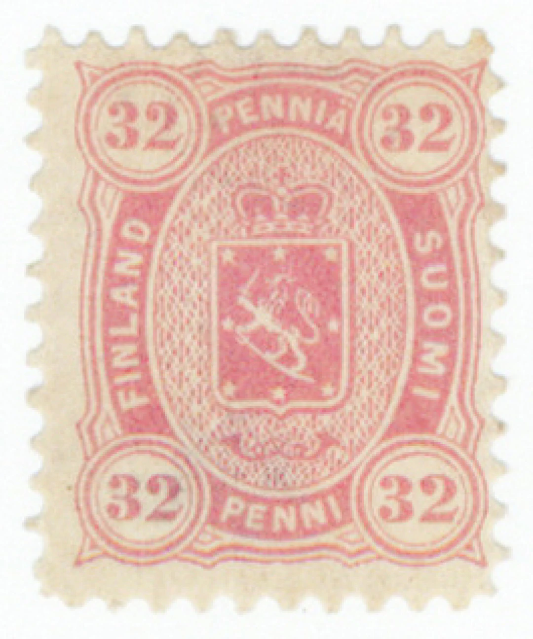 32 penni pale rose, mint *. (L. 16SAb).