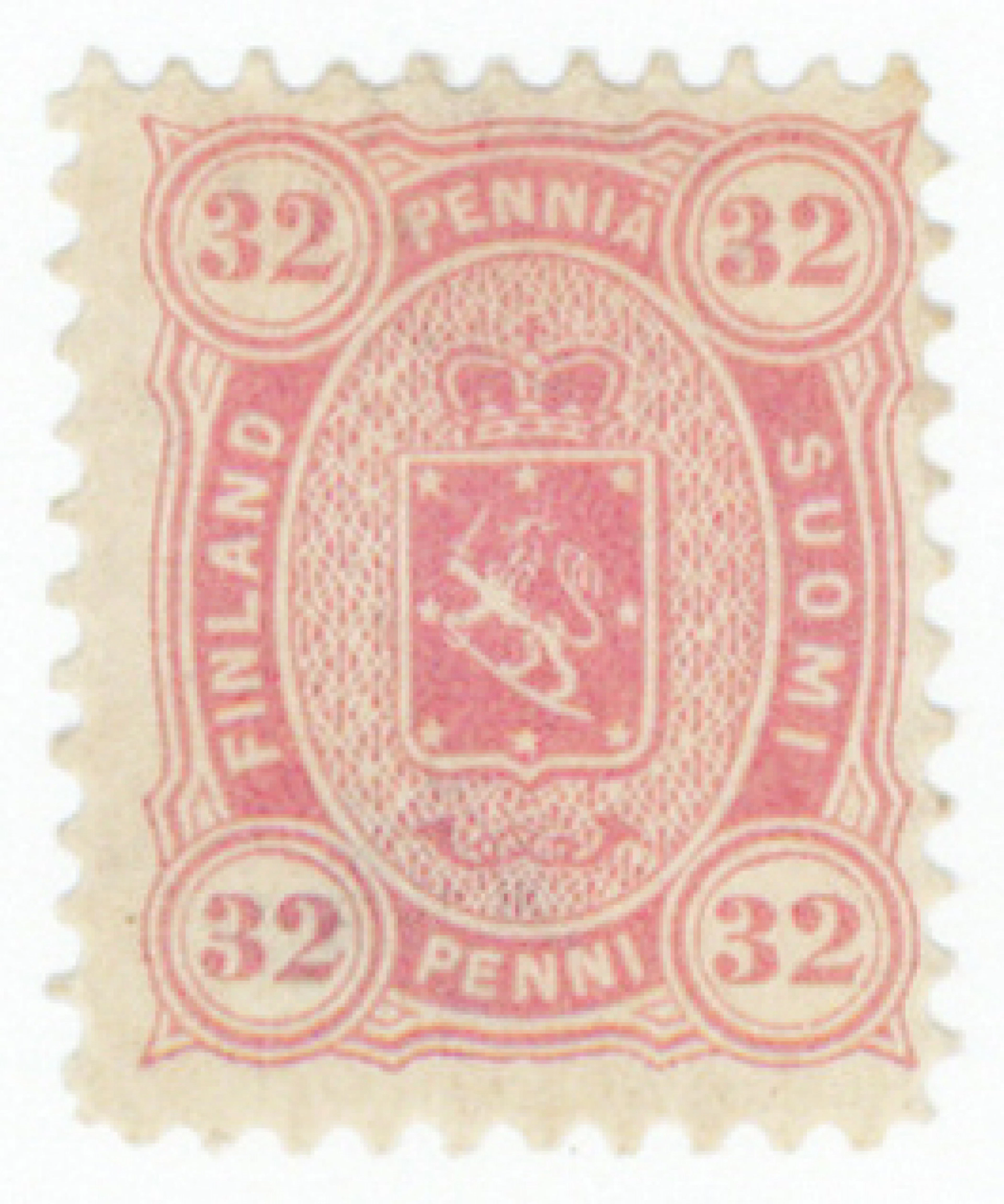 32 penni pale rose, mint *. (L. 16SAb).