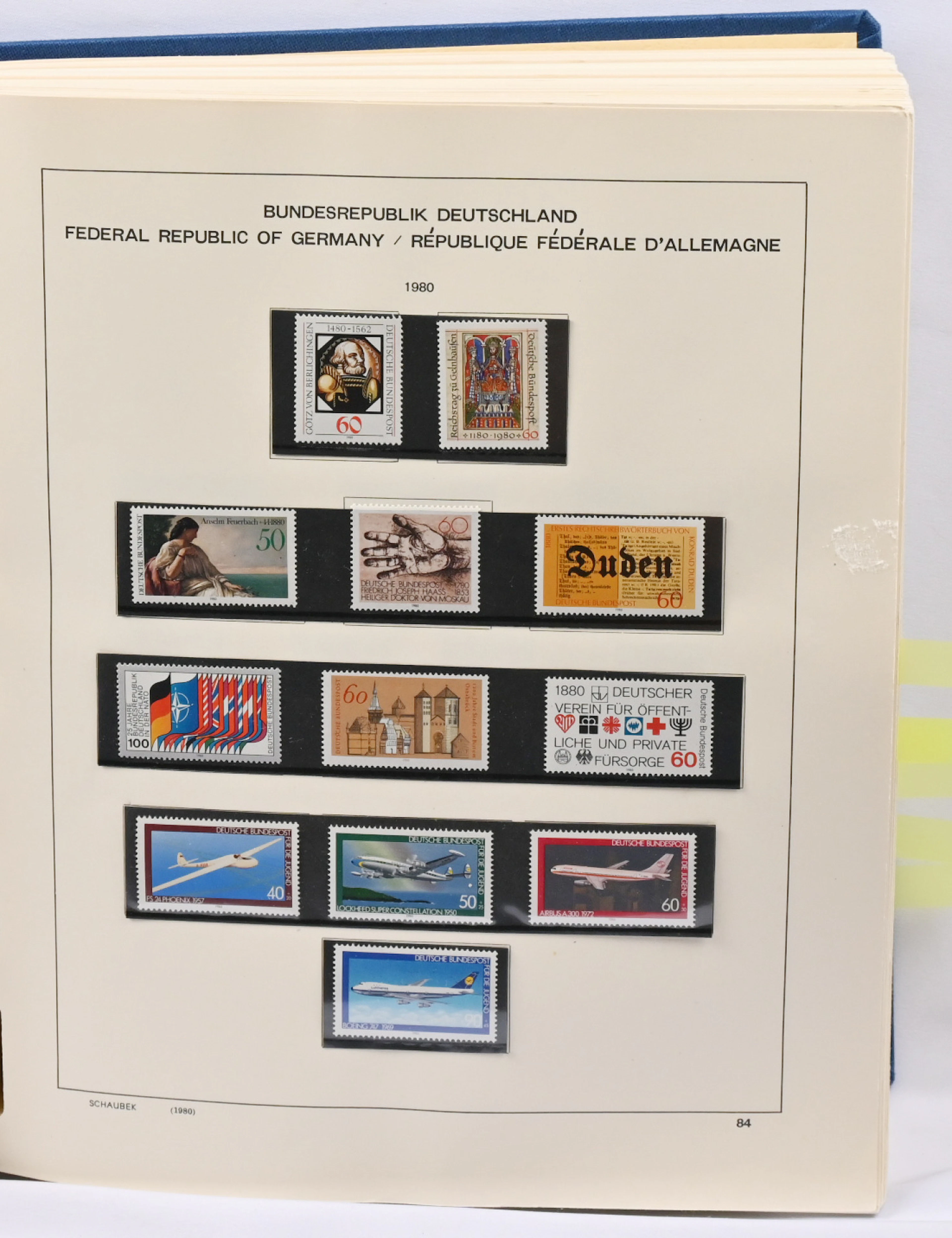 1980 - 1995 complete MNH ** AND used collection in a fine album with