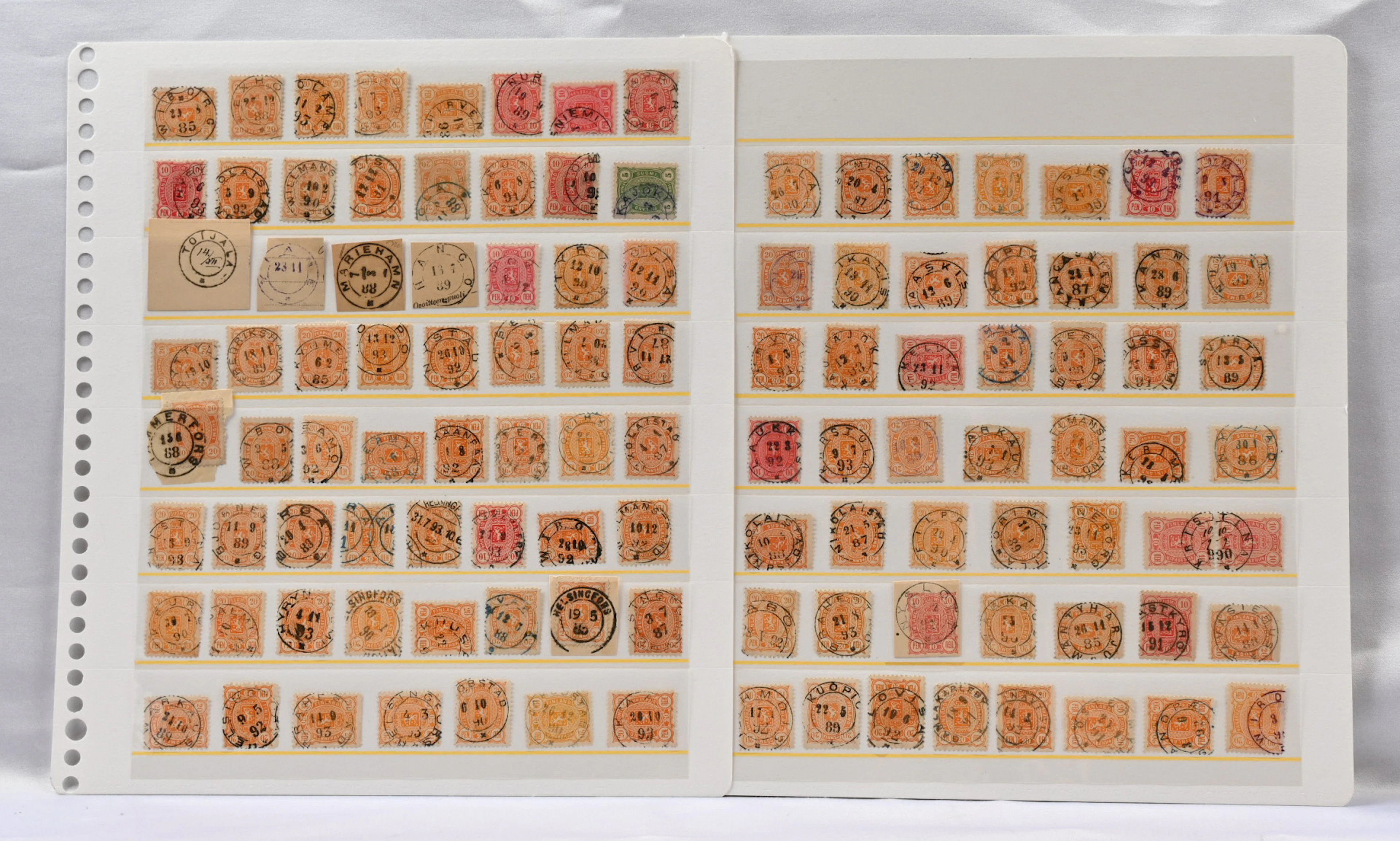 From 1875 onwards interesting selection of material on pages, including