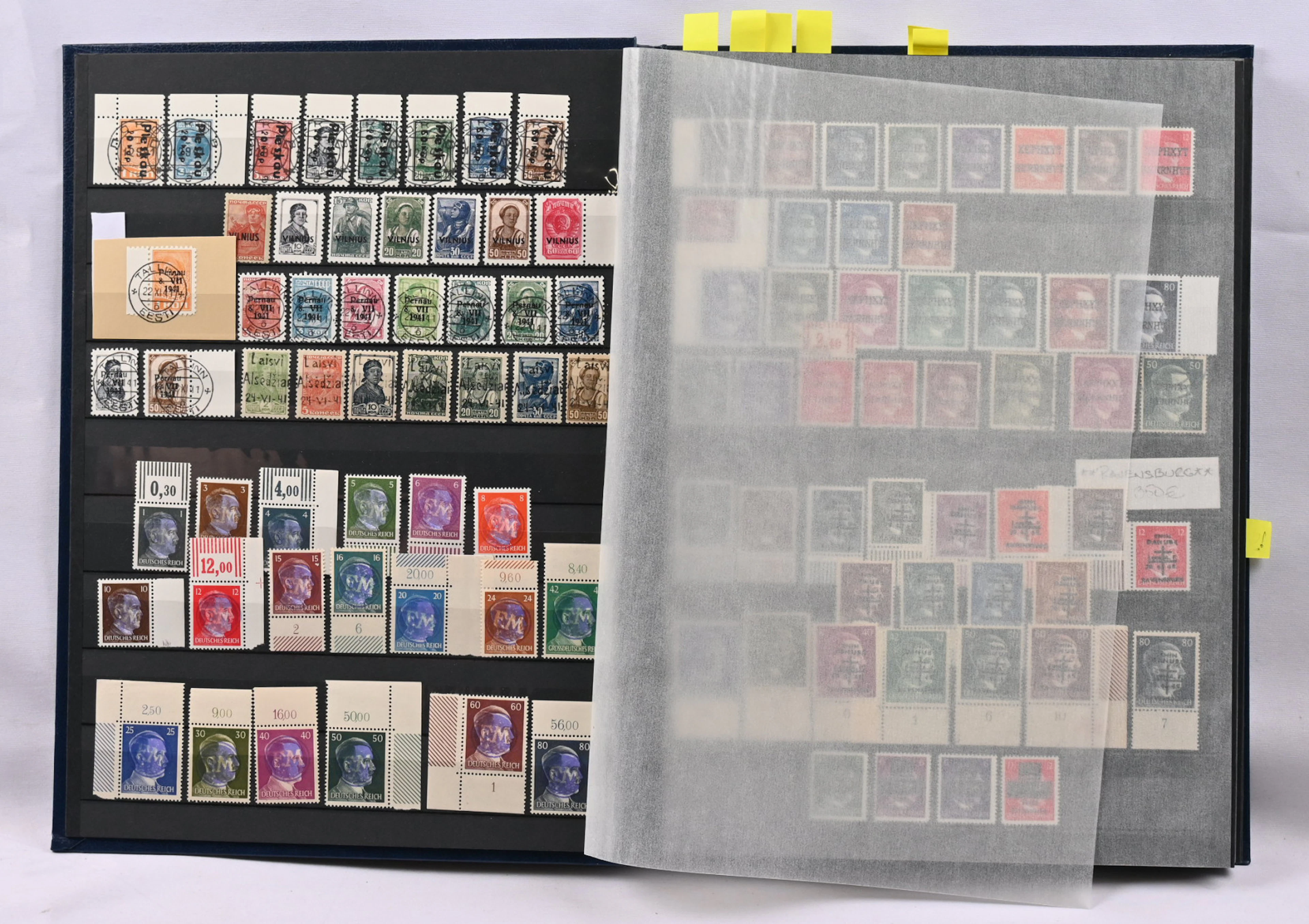 An interesting selection of FORGERIES of the German World War II occupation
