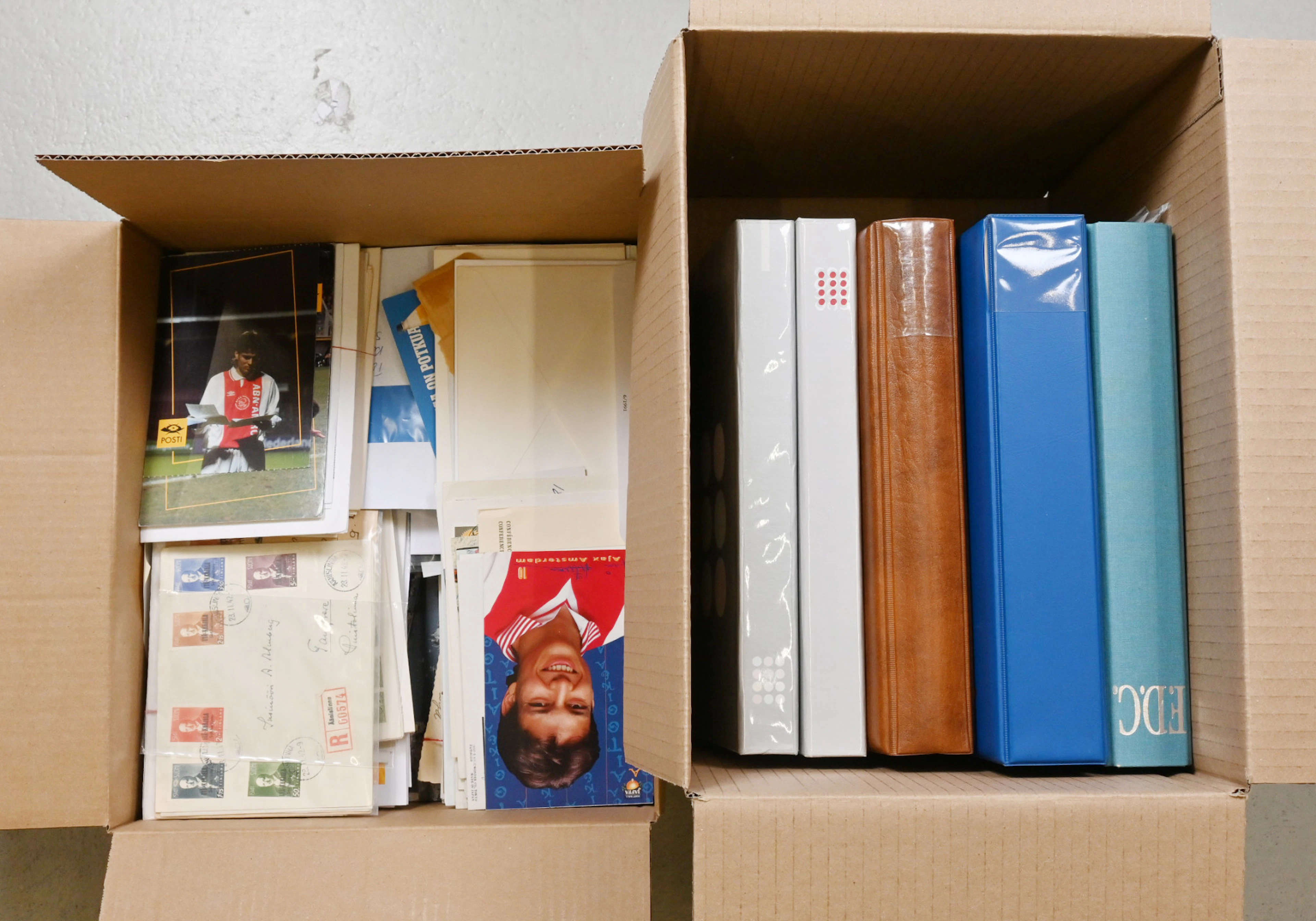 From the early 1900s onwards mixed selection of covers in five binders