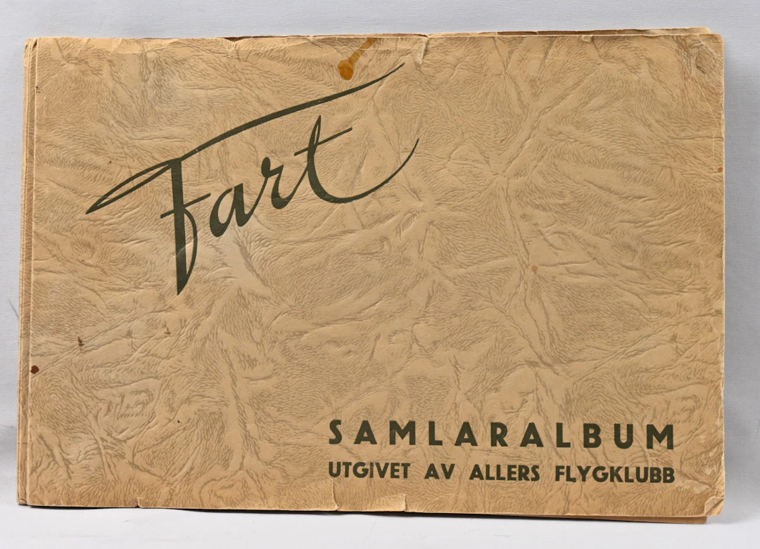 Swedish ”Bradger i luften” 1930s collectible album, where all 116