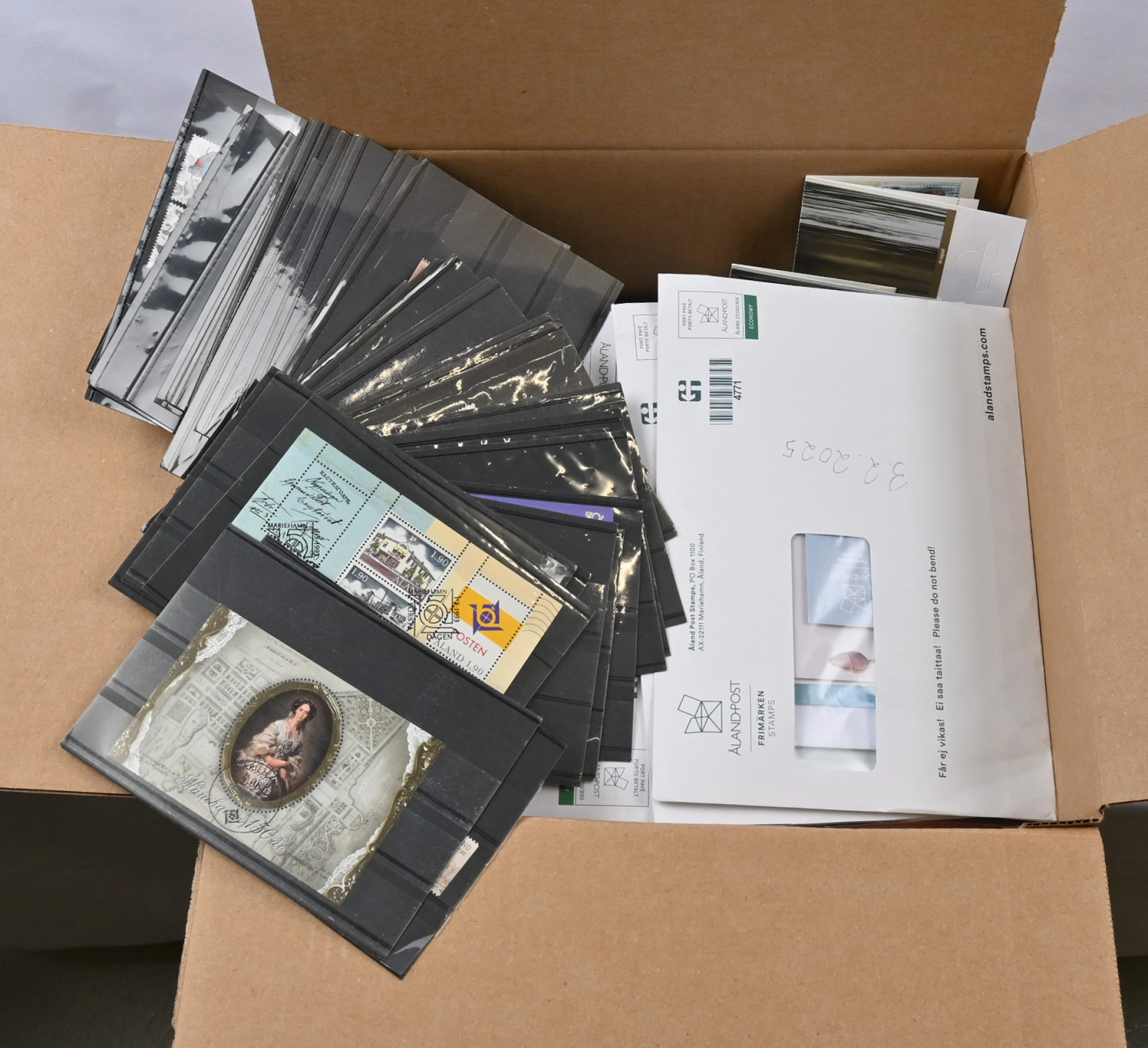 A fine selection of FDCs and MNH ** material ordered from the standing