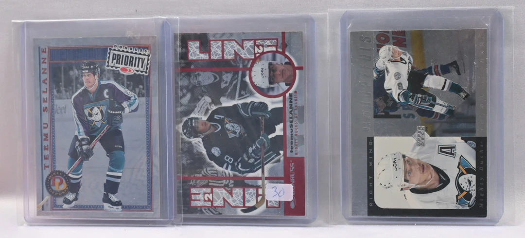 Teemu Selänne promo lot, Direct Deposit promo, Line Promo and Hart