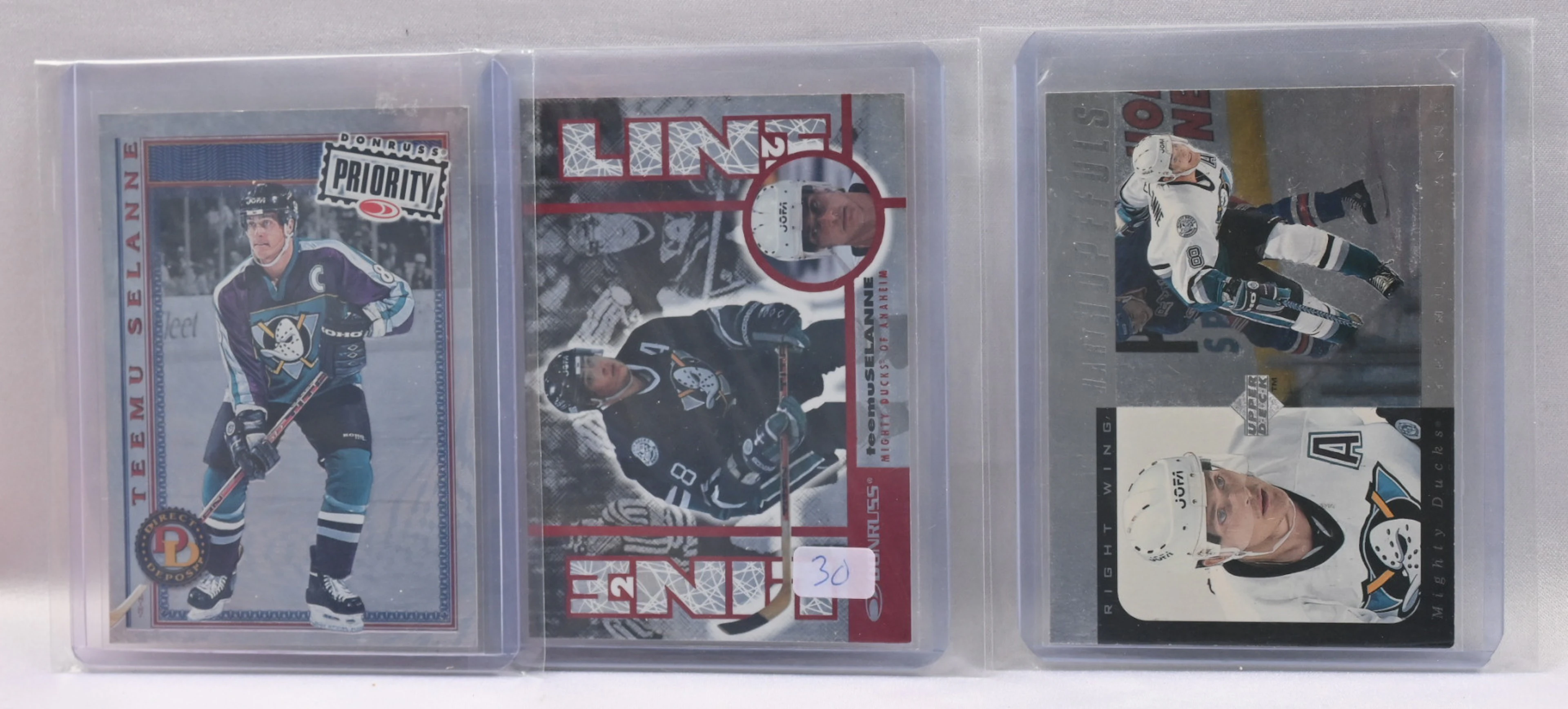 Teemu Selänne promo lot, Direct Deposit promo, Line Promo and Hart