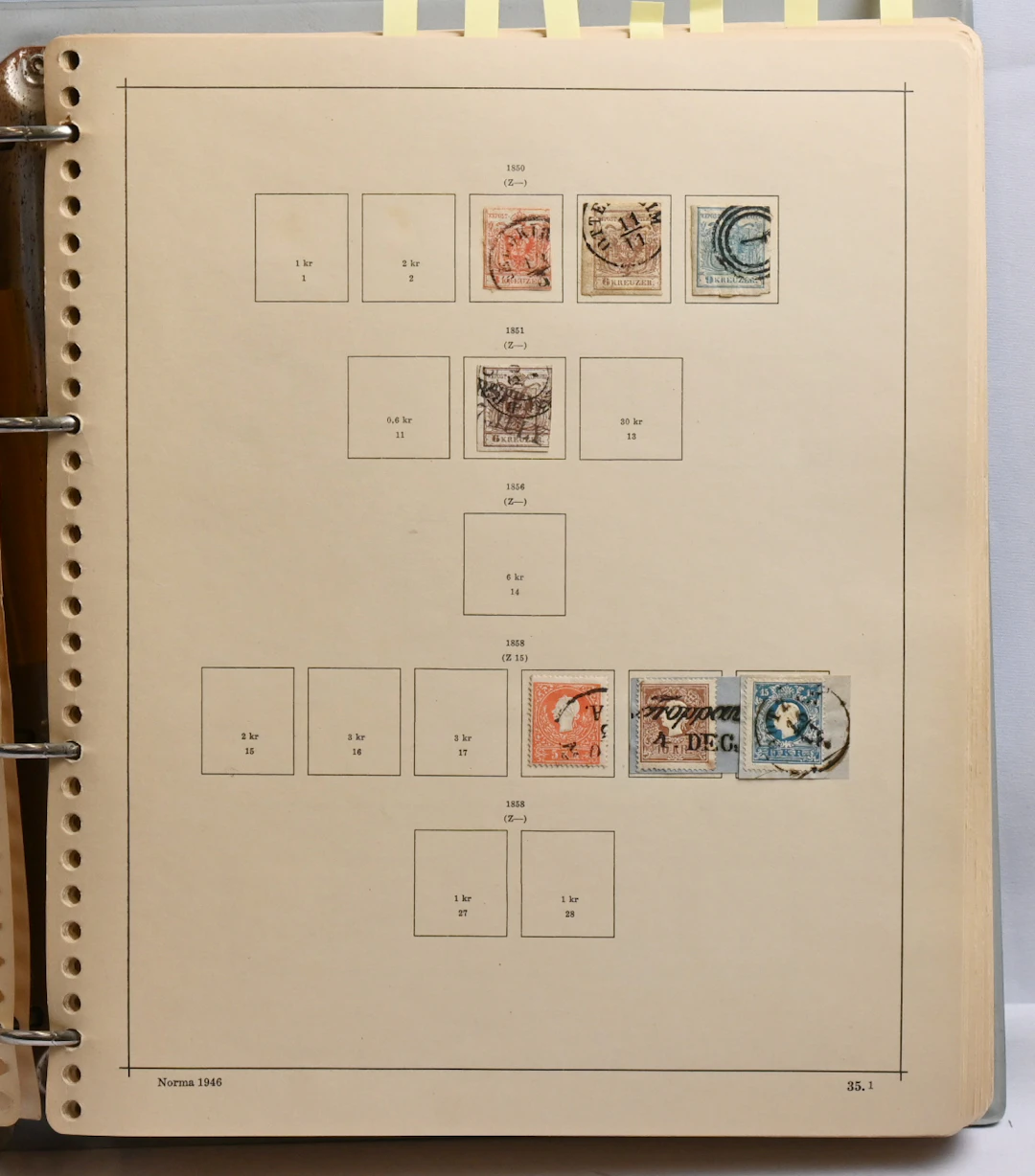 1850 - 1982 basic collection in an album used and mint material, plenty