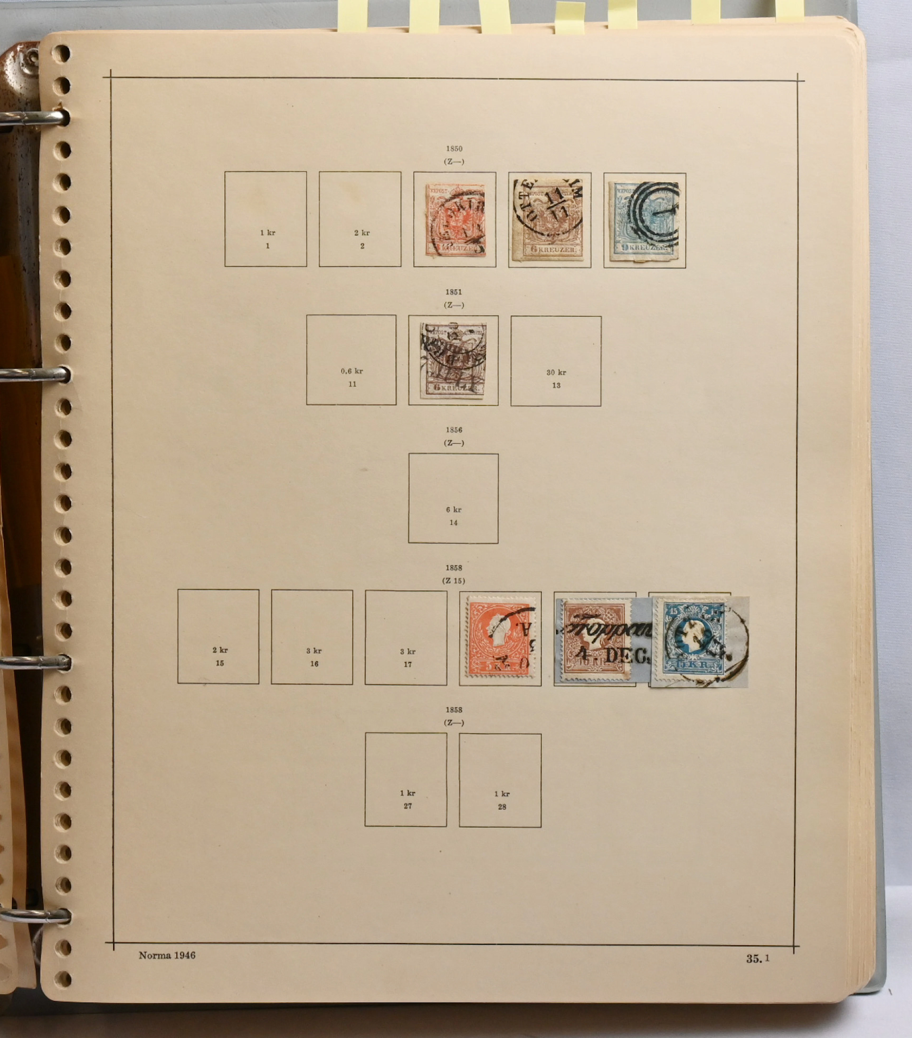 1850 - 1982 basic collection in an album used and mint material, plenty