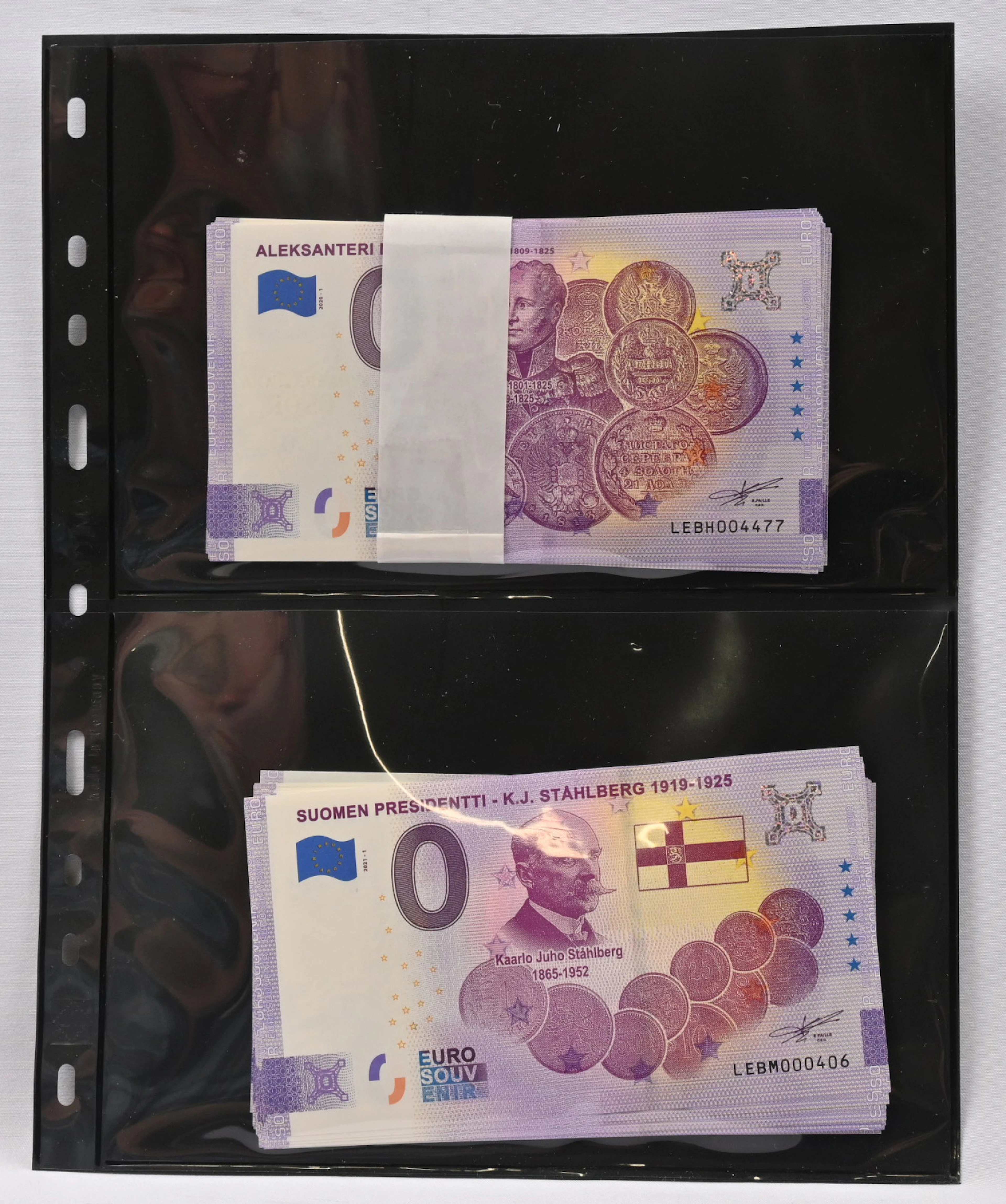 2021 0€ Presidents of Finland, 13 different (standard and commemorative)